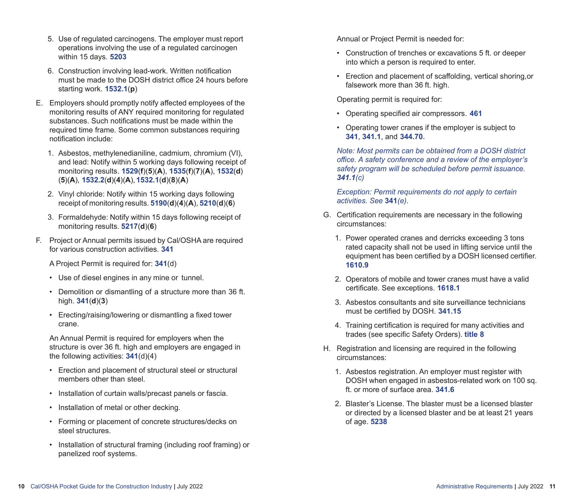 OSHA Construction Pocket Guide — page 7