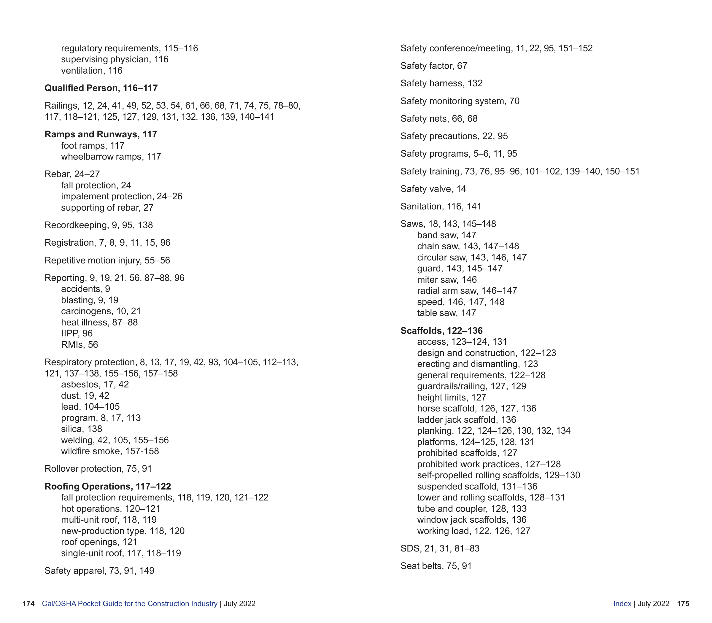 OSHA Construction Pocket Guide — page 89