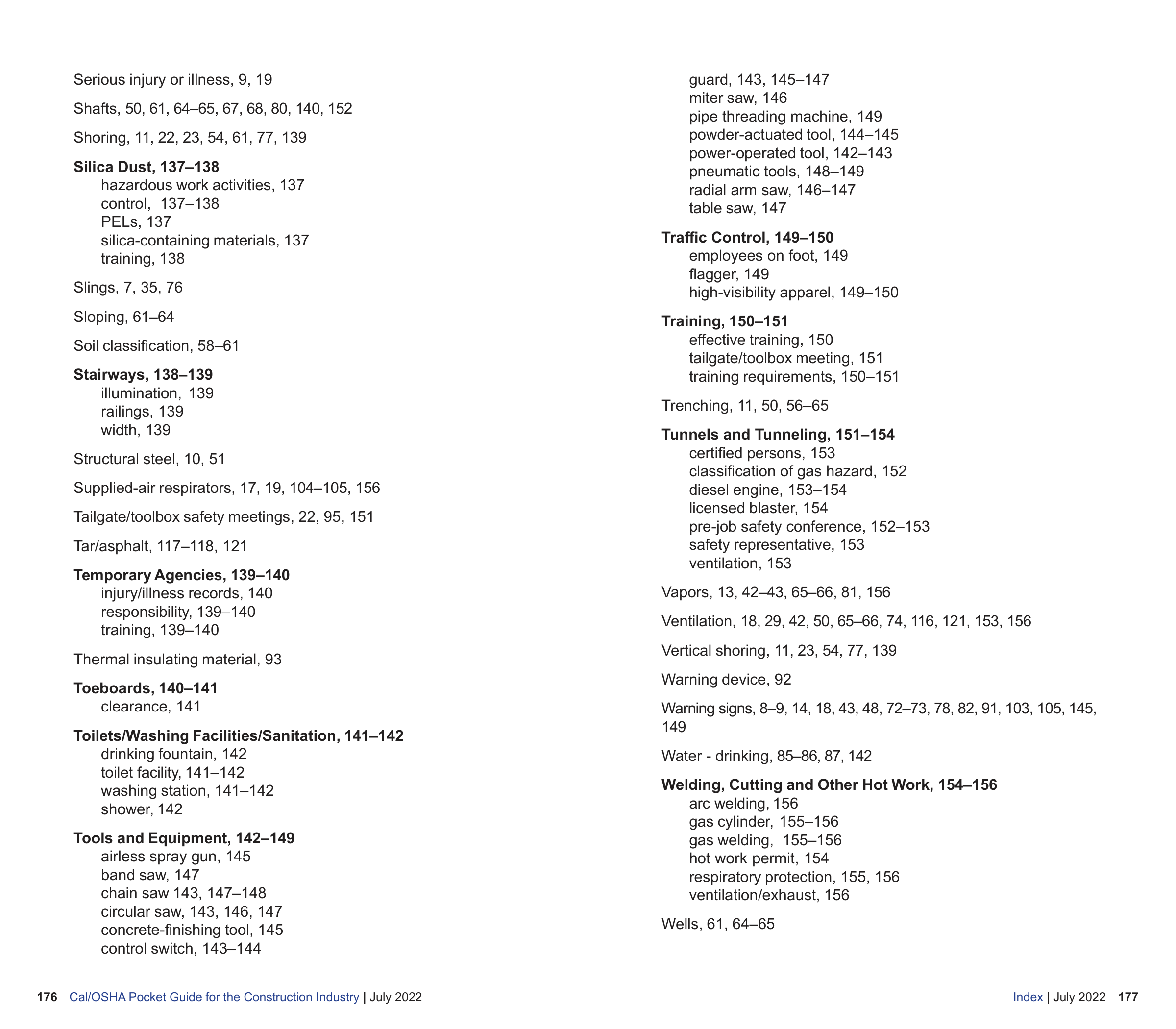 OSHA Construction Pocket Guide — page 90