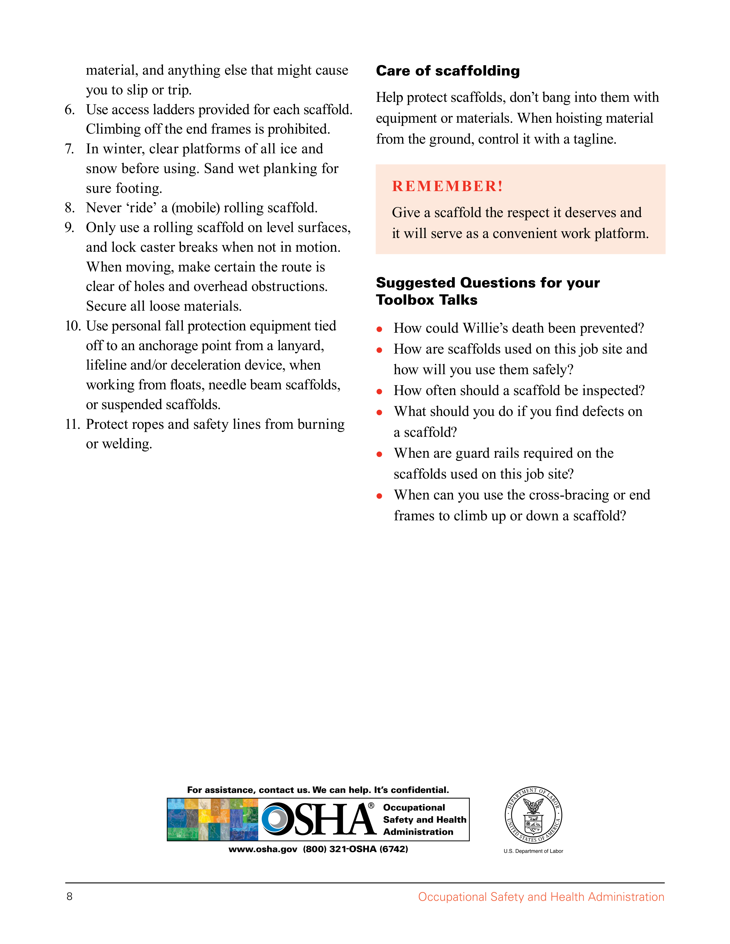 OSHA Fall Protection Training Guide — page 12