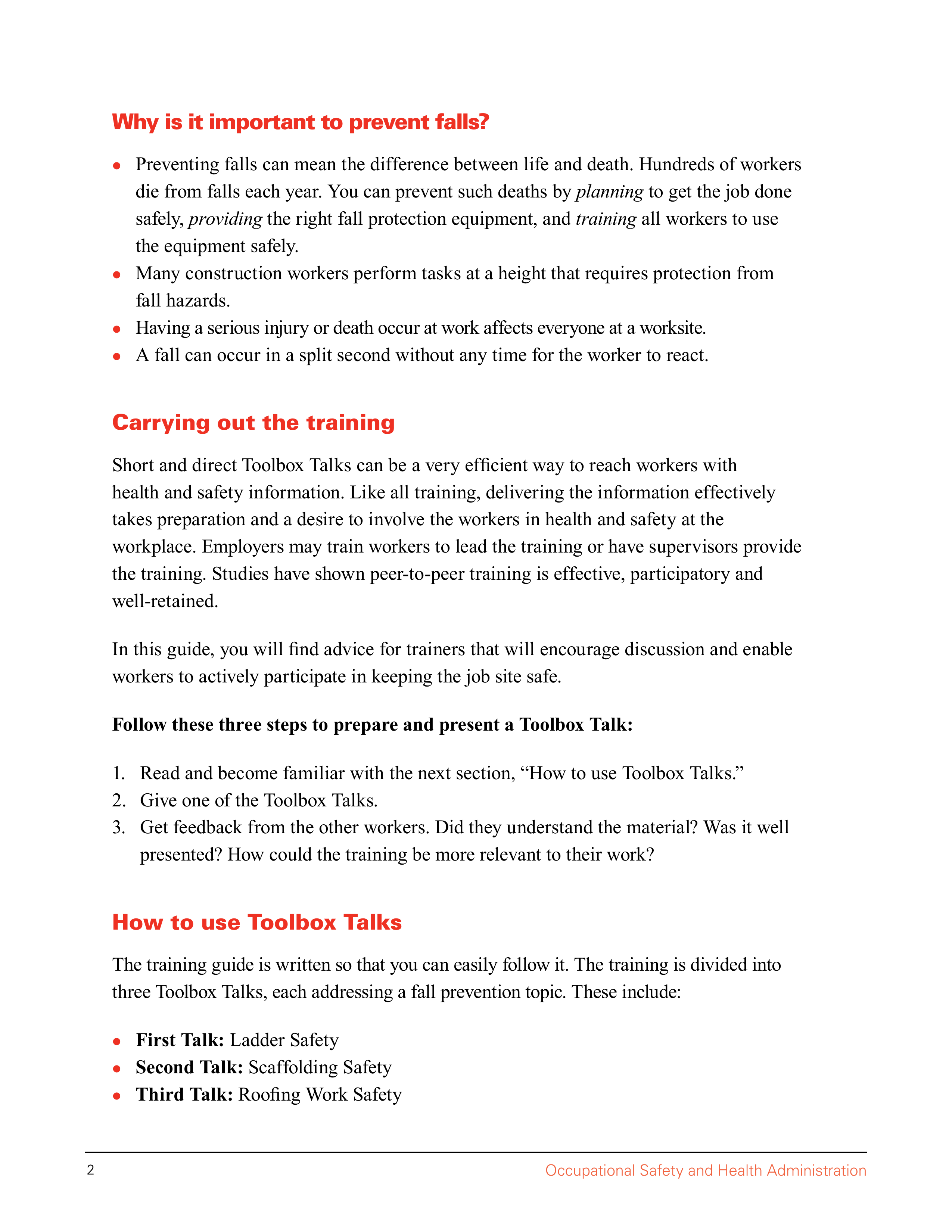 OSHA Fall Protection Training Guide — page 6