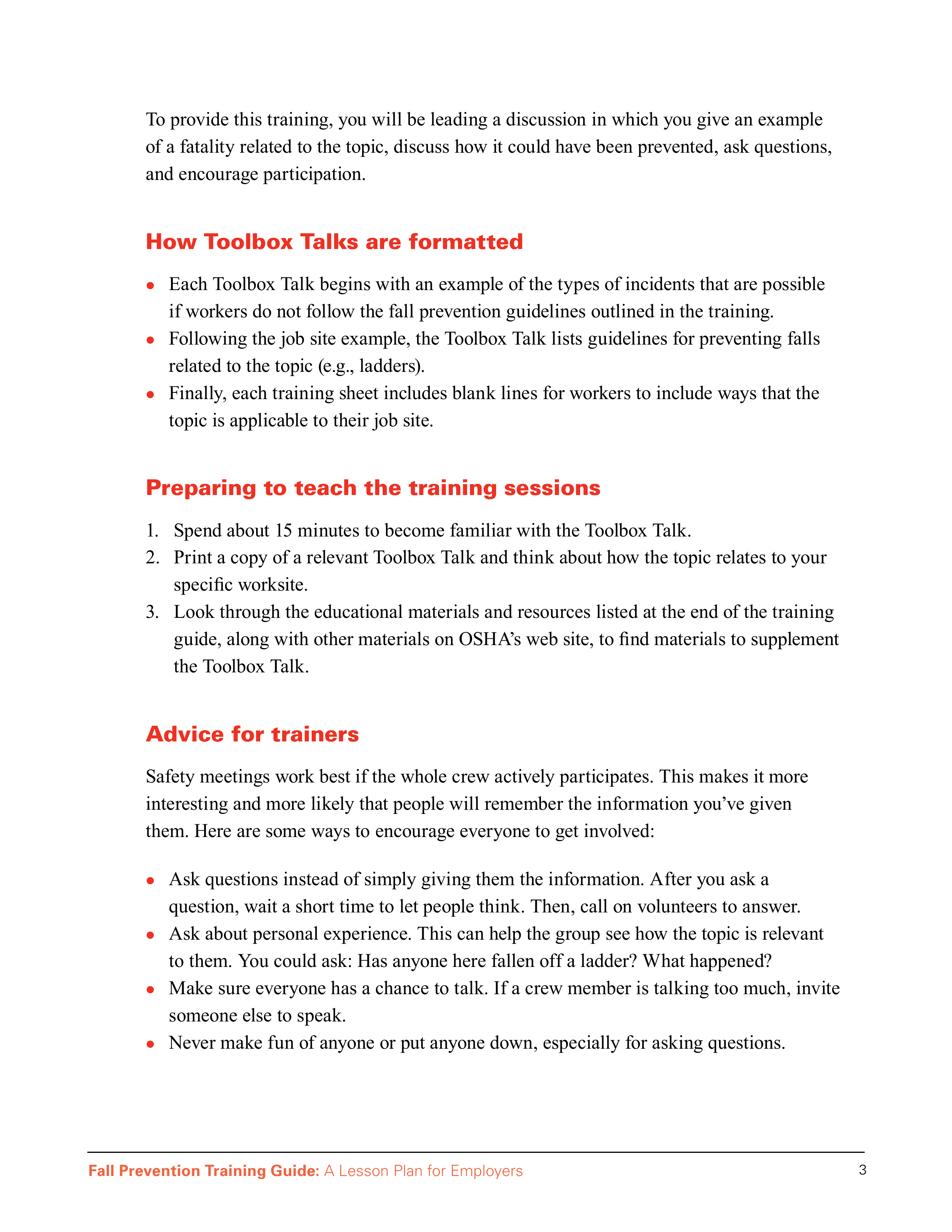 OSHA Fall Protection Training Guide — page 7
