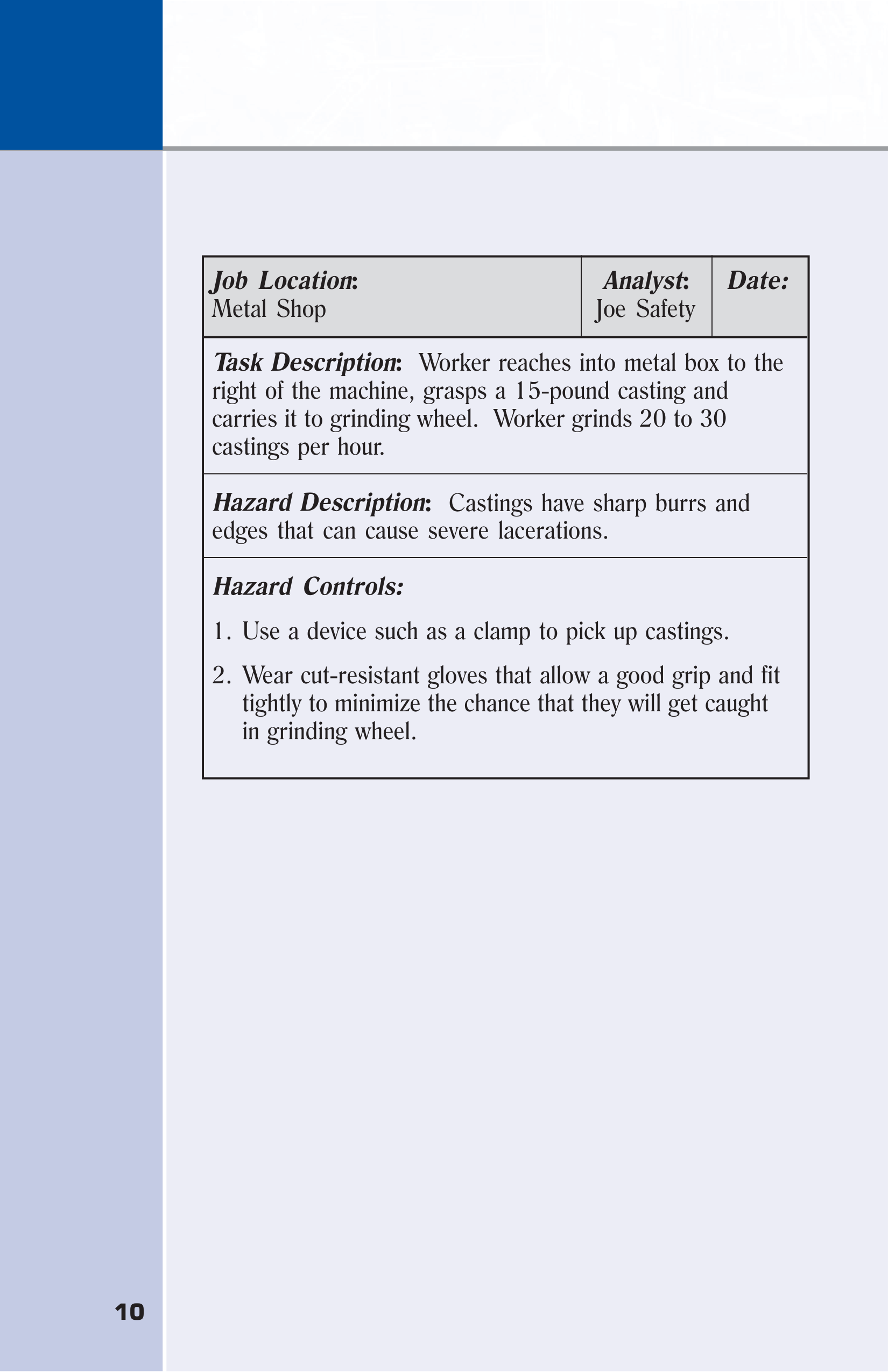 OSHA Job Hazard Analysis Guide — page 16