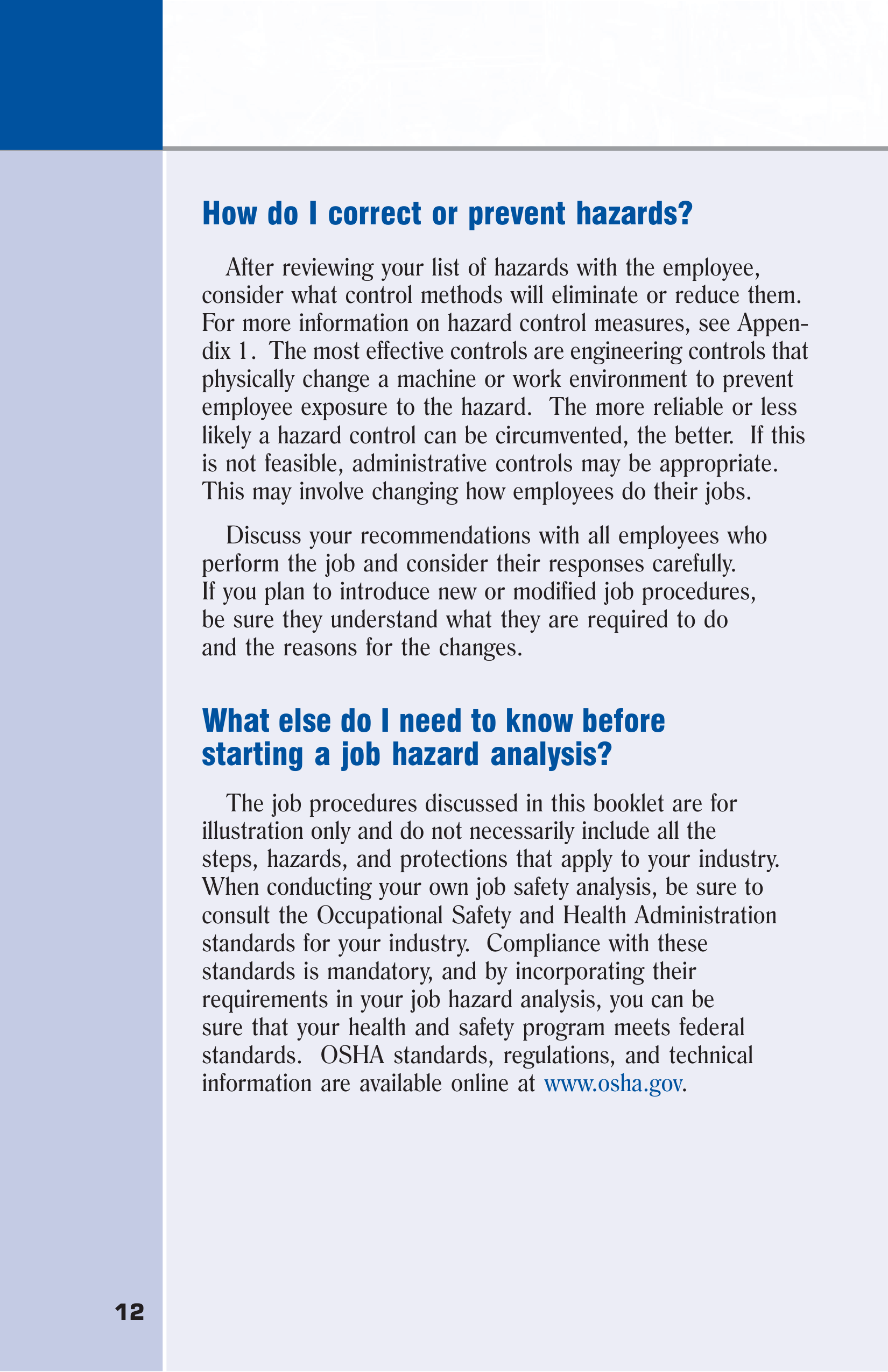 OSHA Job Hazard Analysis Guide — page 18