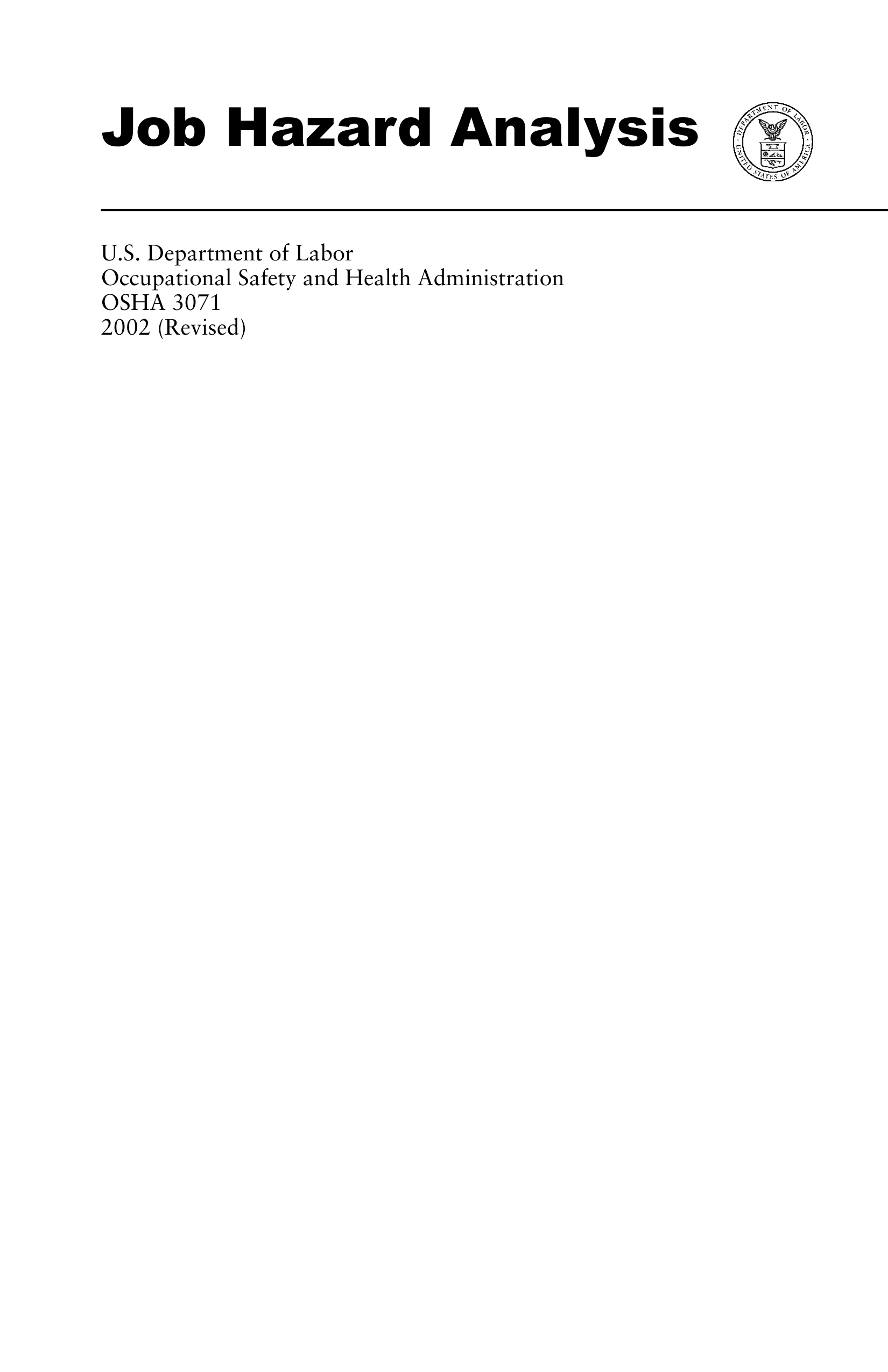 OSHA Job Hazard Analysis Guide — page 2