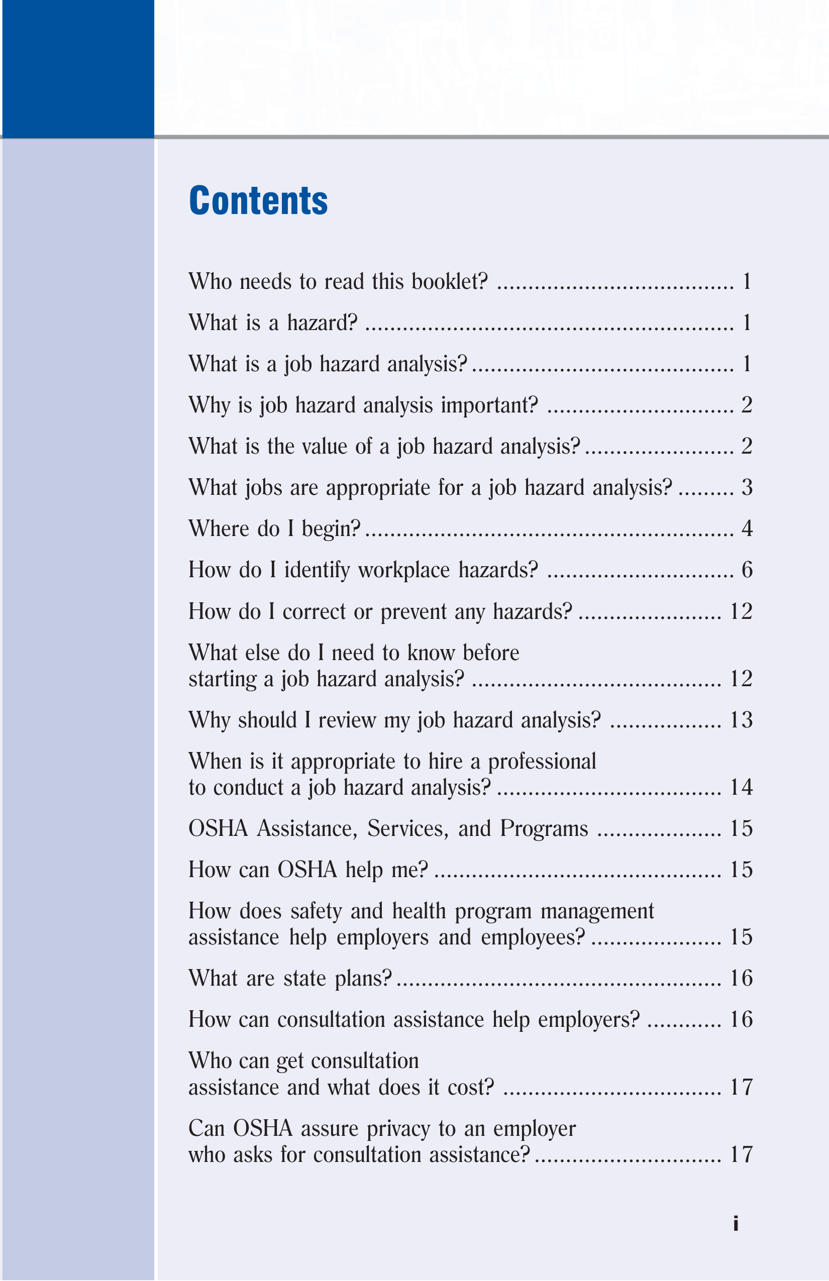 OSHA Job Hazard Analysis Guide — page 4