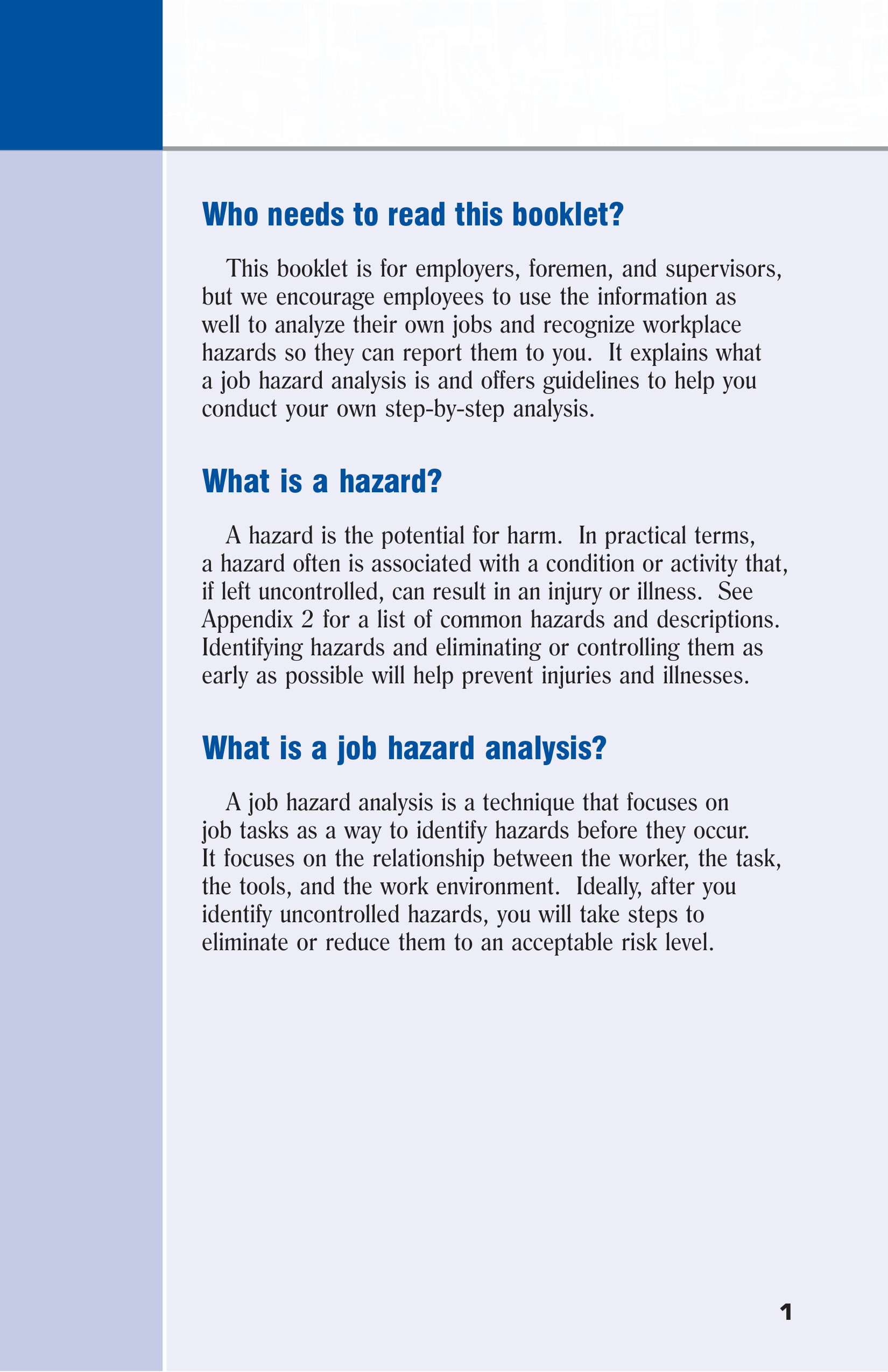 OSHA Job Hazard Analysis Guide — page 7
