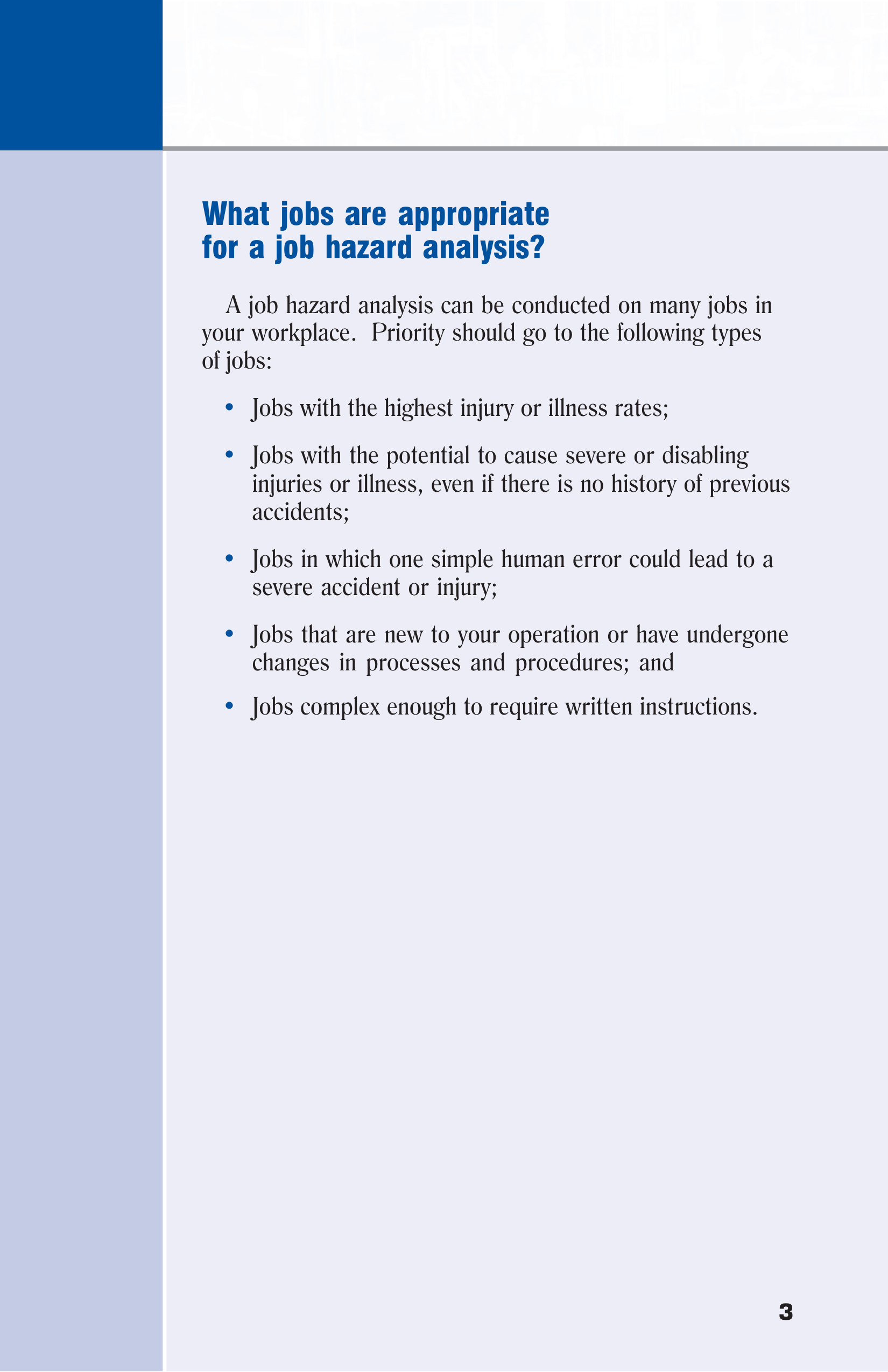 OSHA Job Hazard Analysis Guide — page 9