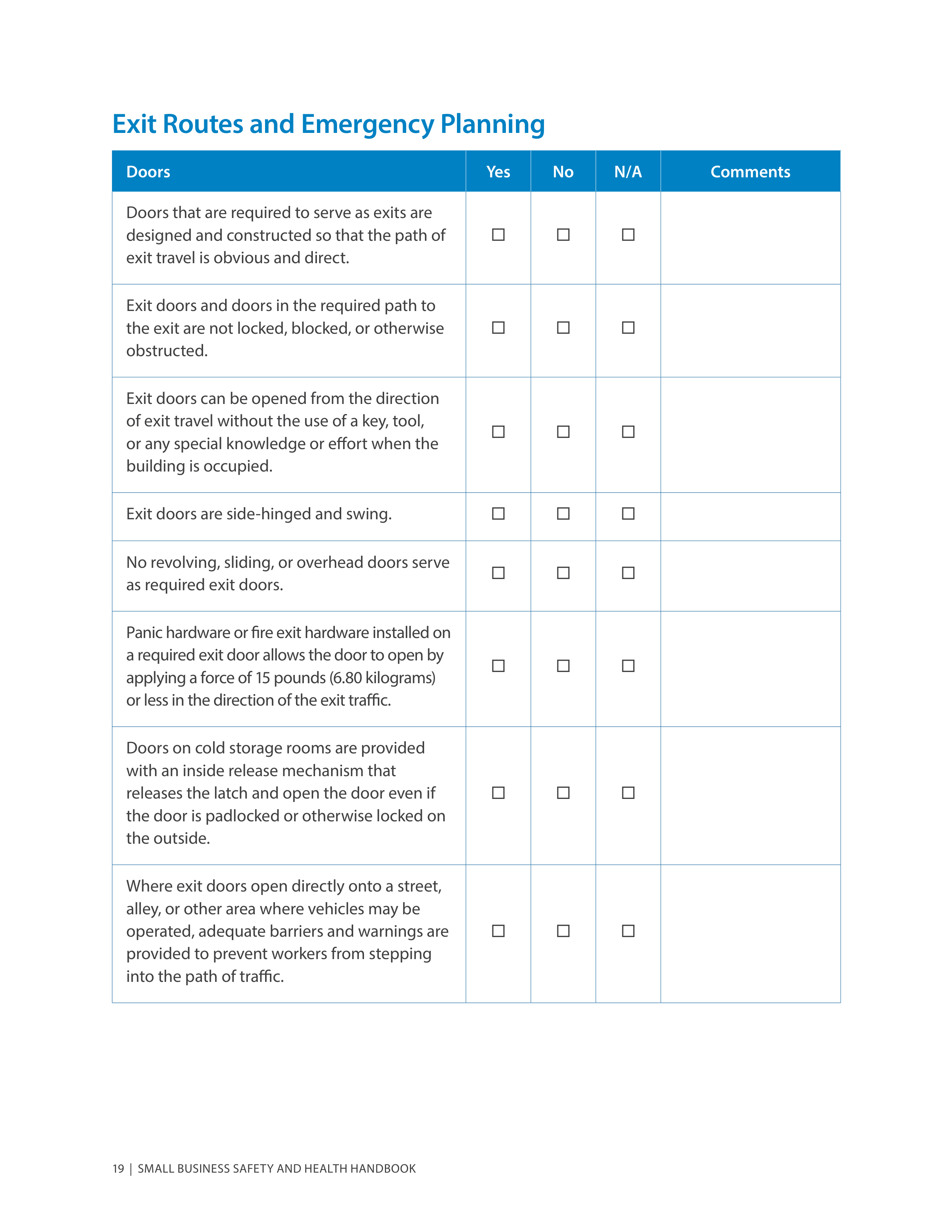 OSHA Small Business Safety and Health Handbook — page 23