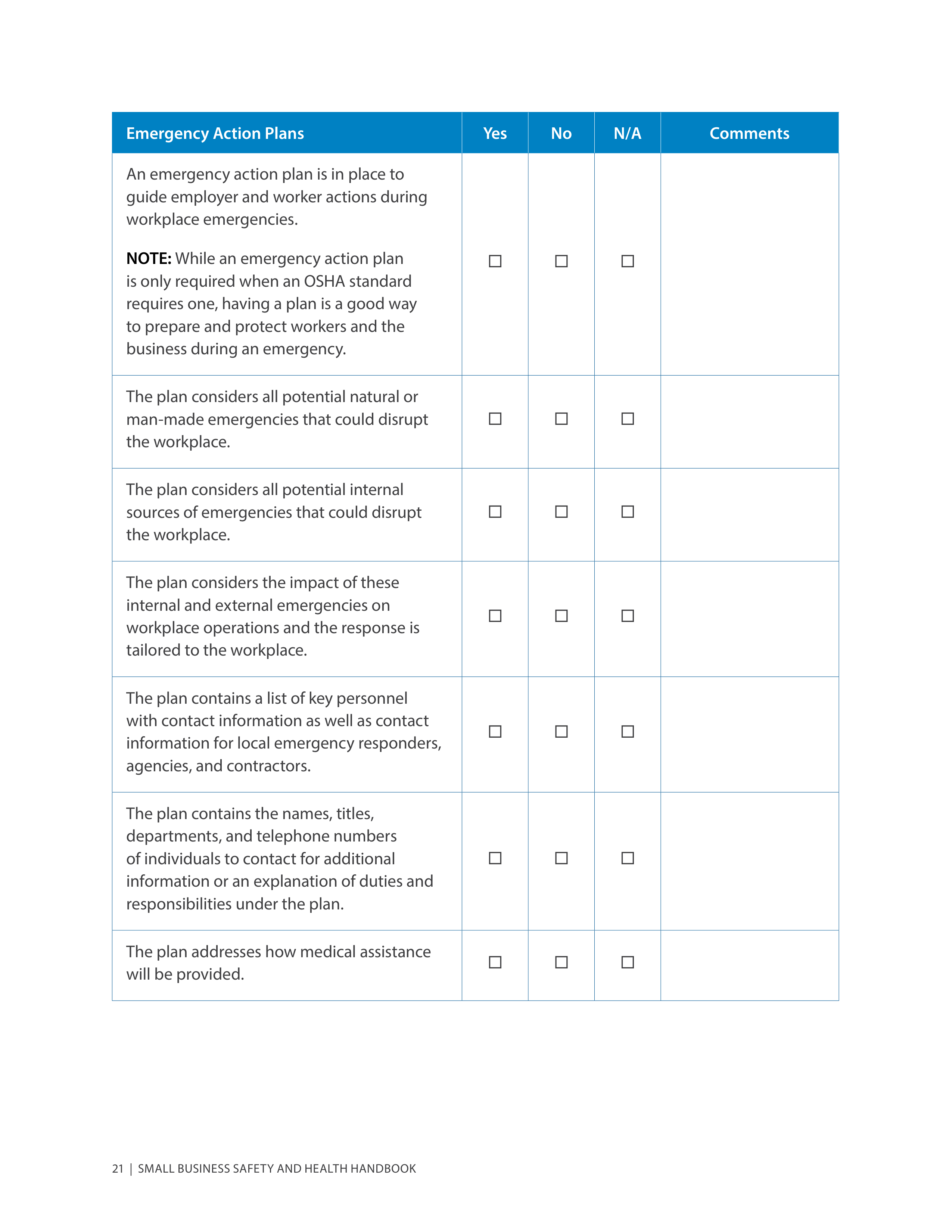 OSHA Small Business Safety and Health Handbook — page 25