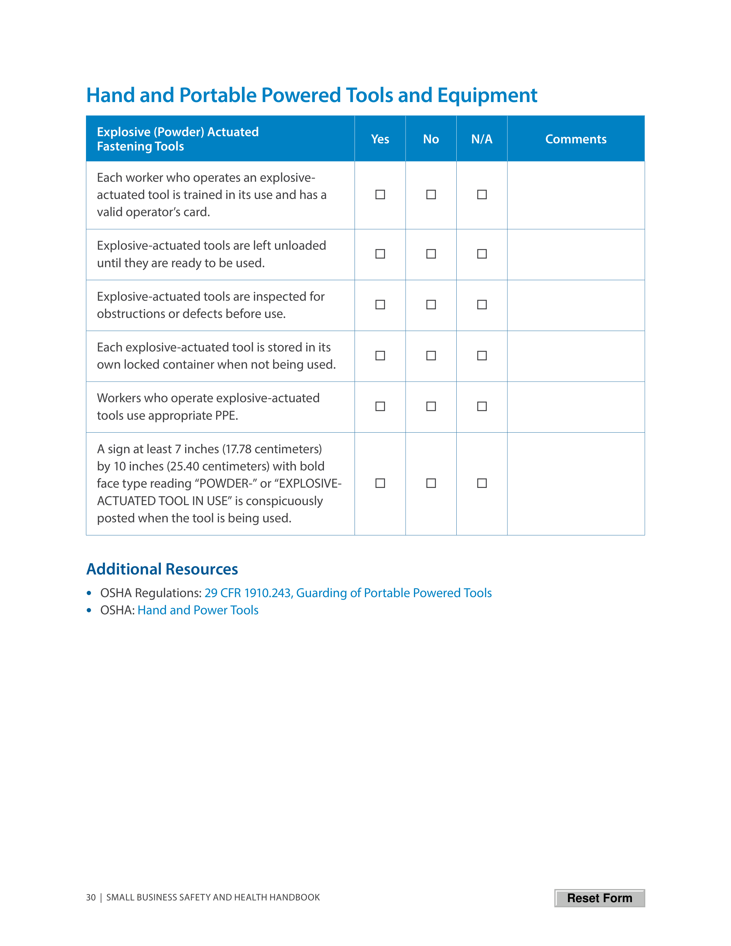 OSHA Small Business Safety and Health Handbook — page 34