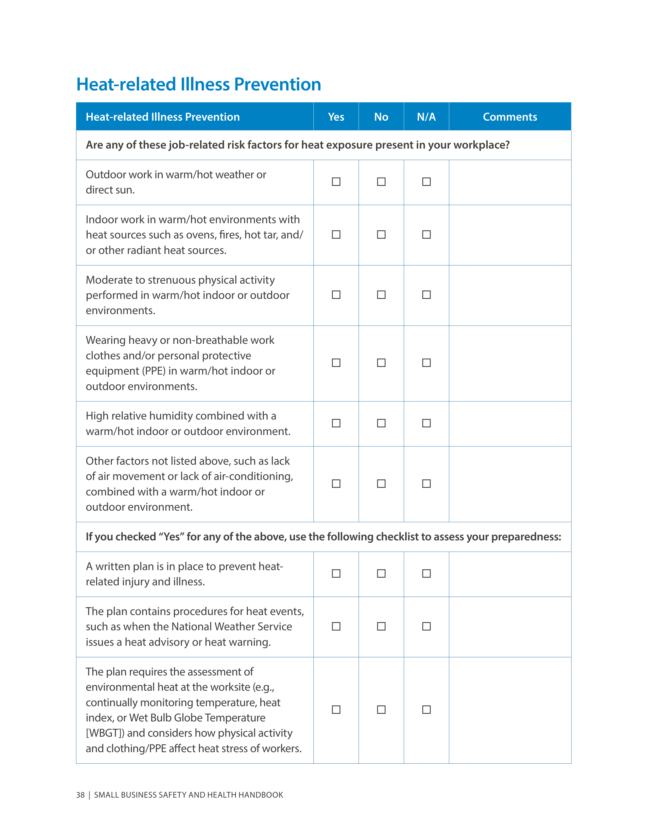 OSHA Small Business Safety and Health Handbook — page 42