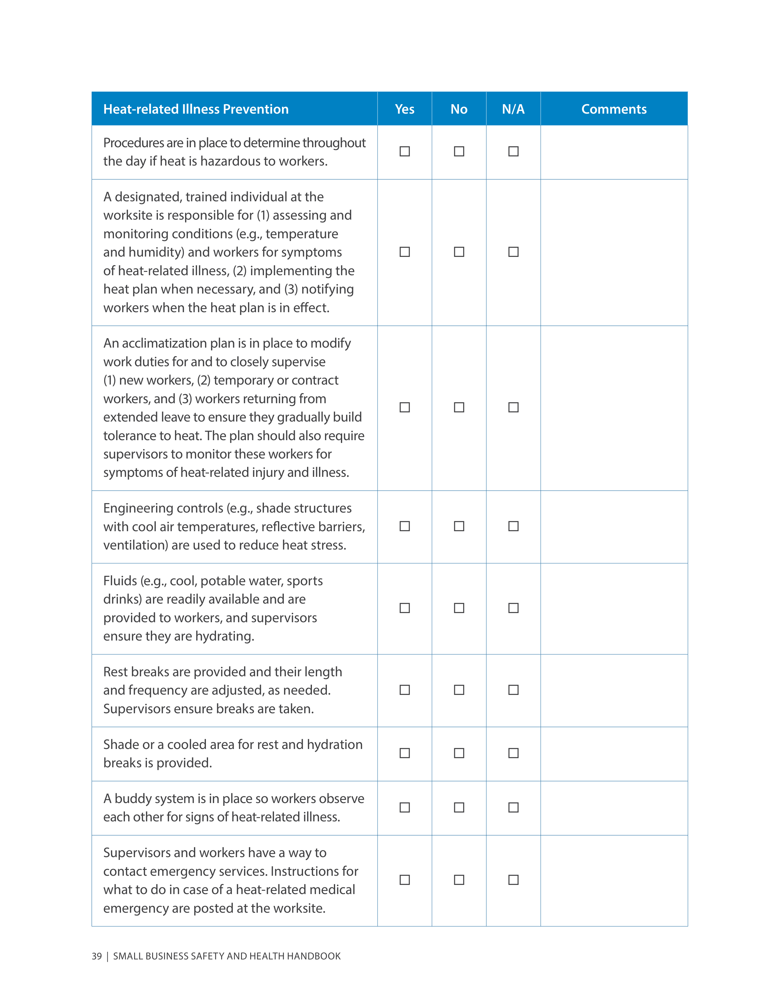 OSHA Small Business Safety and Health Handbook — page 43