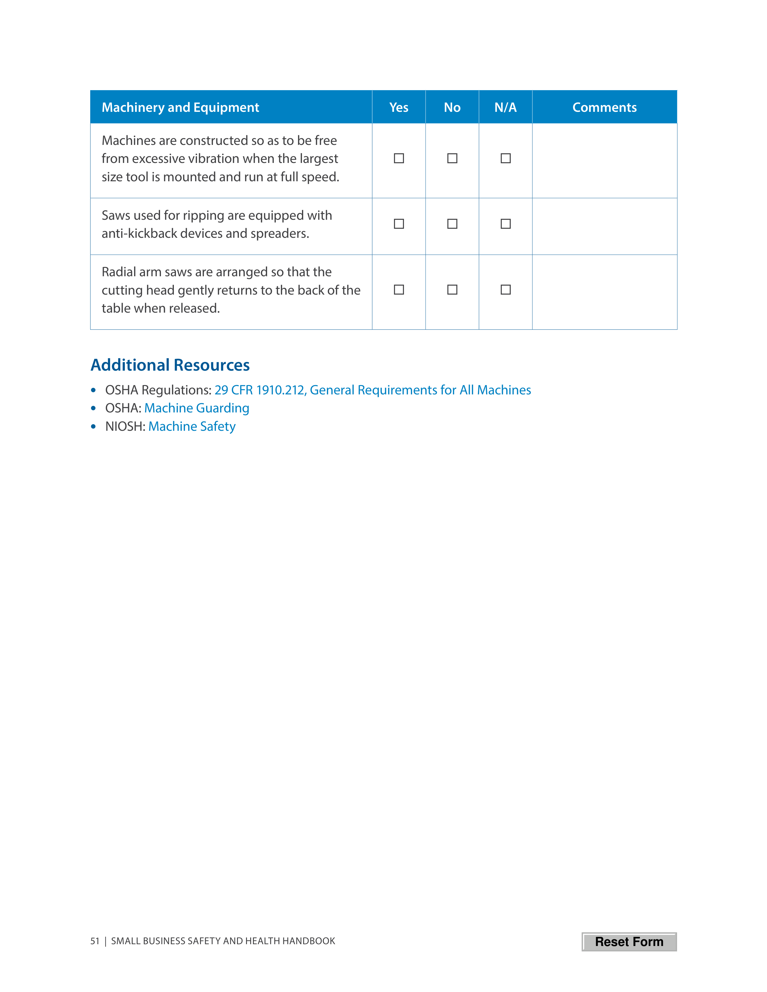 OSHA Small Business Safety and Health Handbook — page 55