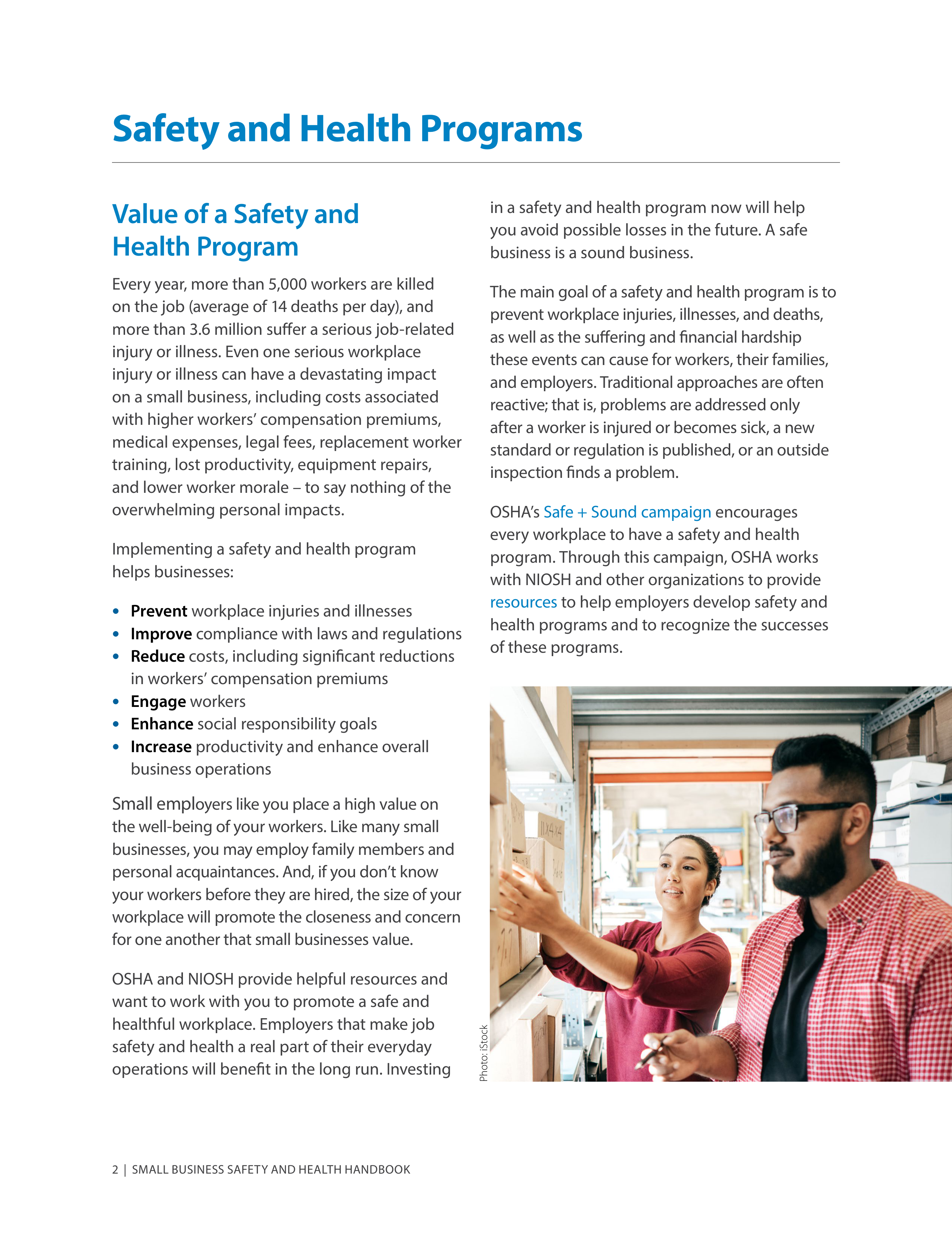OSHA Small Business Safety and Health Handbook — page 6
