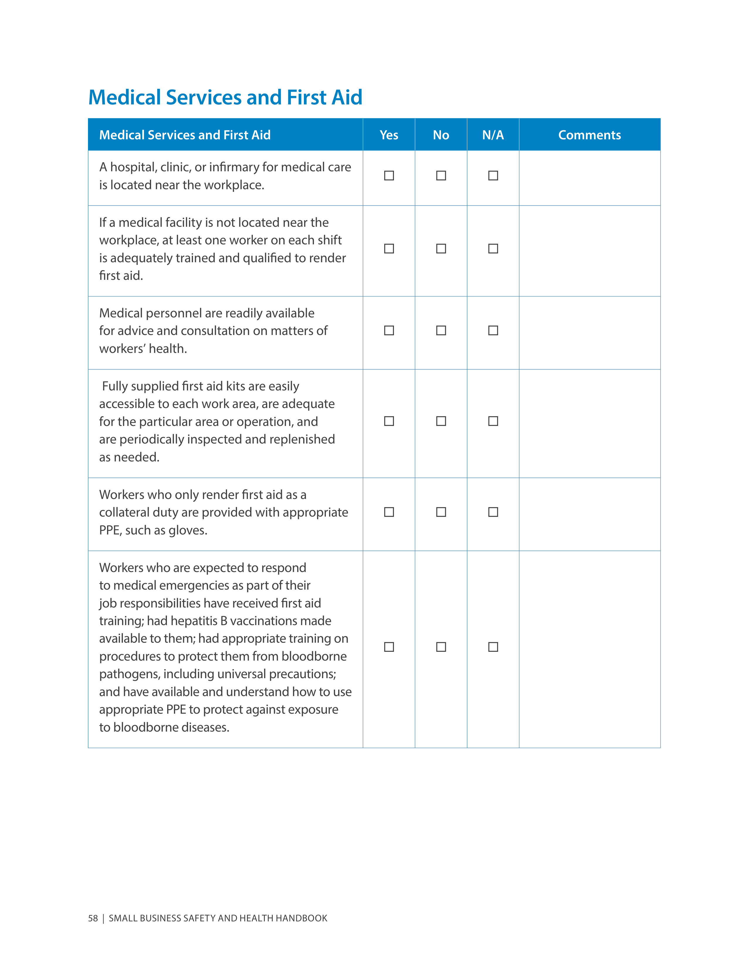 OSHA Small Business Safety and Health Handbook — page 62