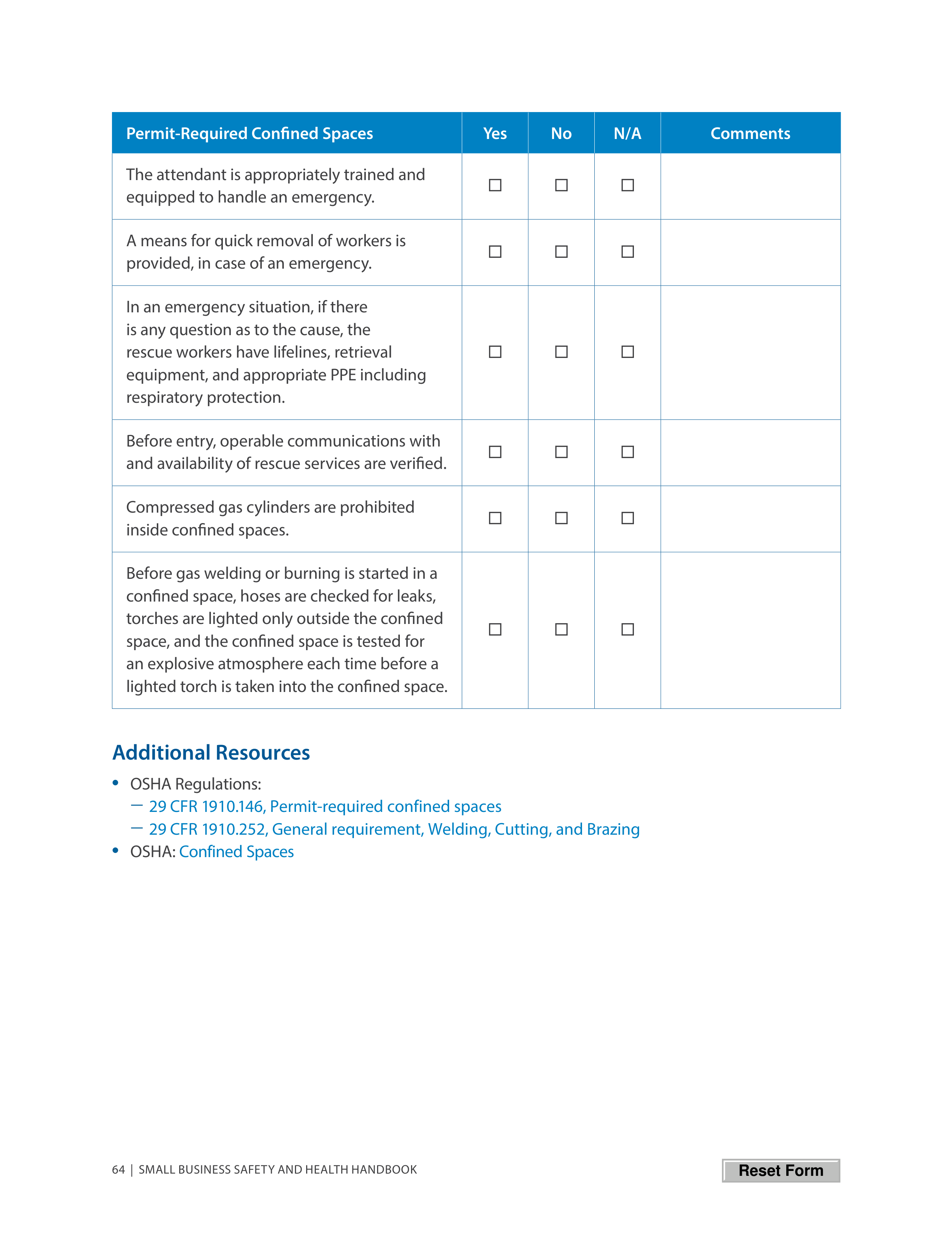 OSHA Small Business Safety and Health Handbook — page 68
