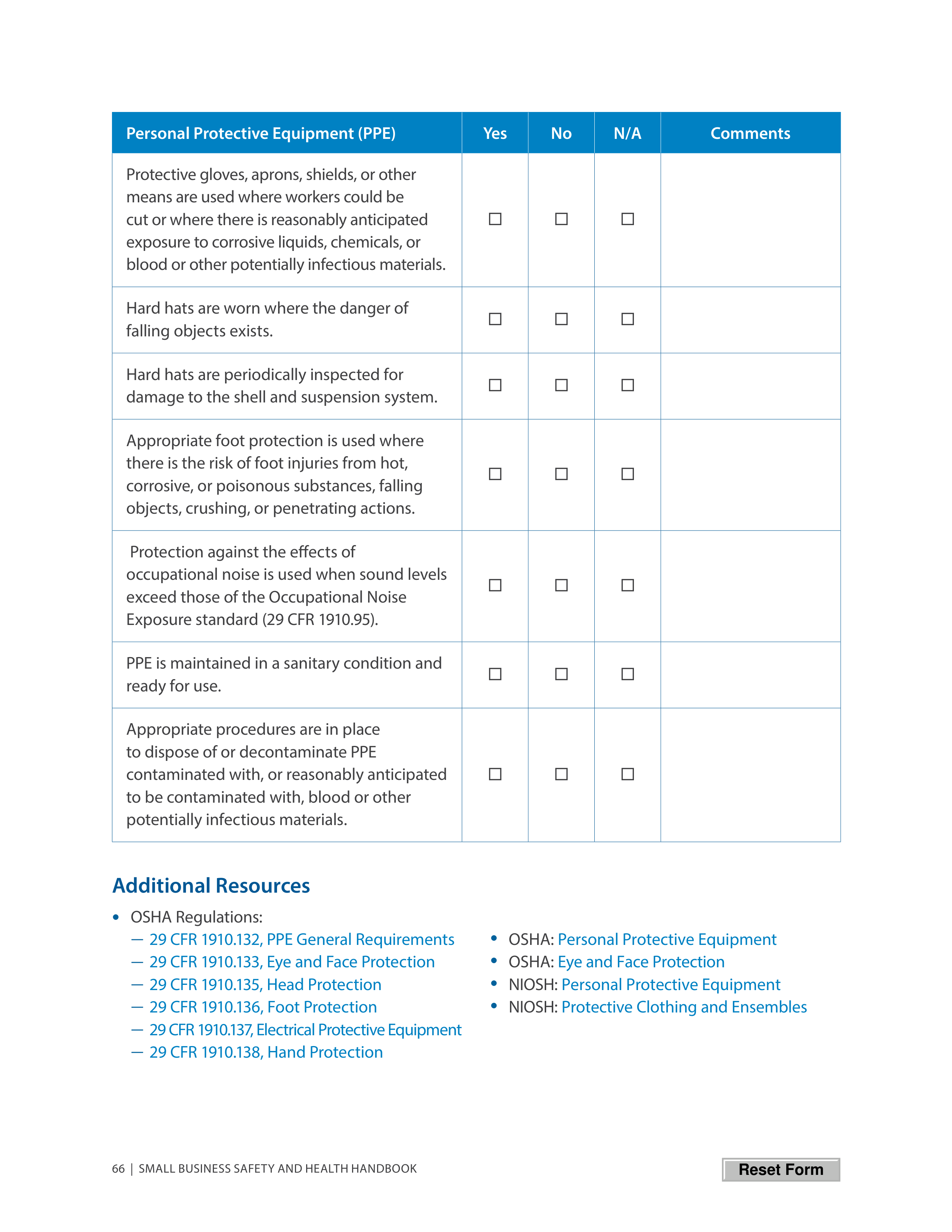 OSHA Small Business Safety and Health Handbook — page 70