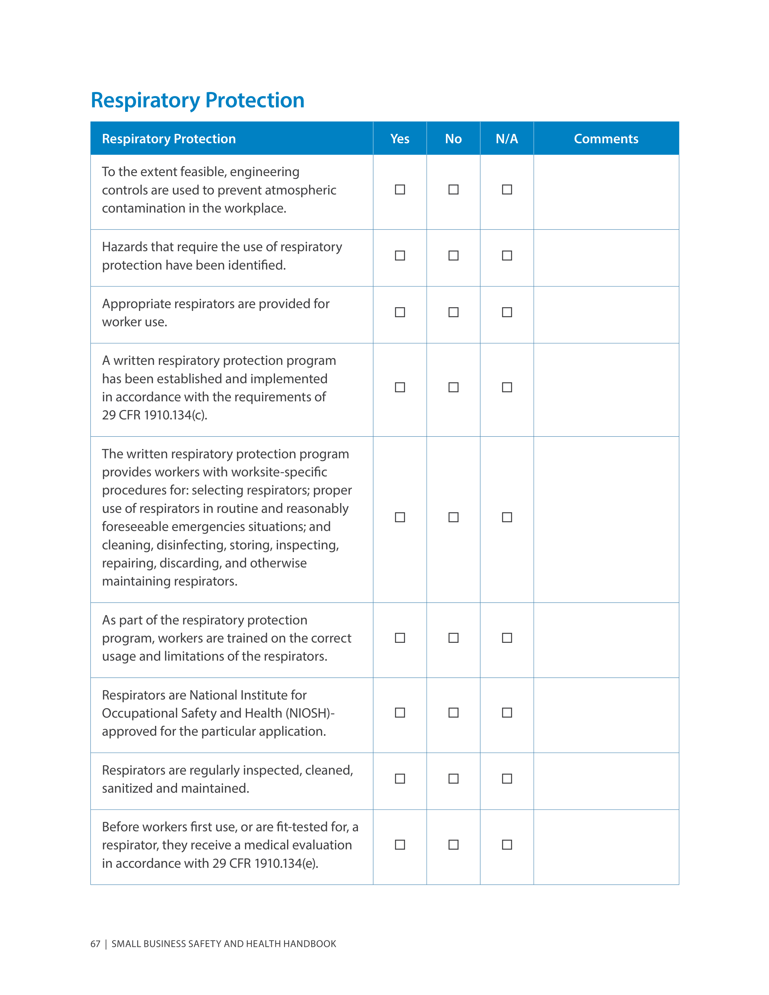 OSHA Small Business Safety and Health Handbook — page 71