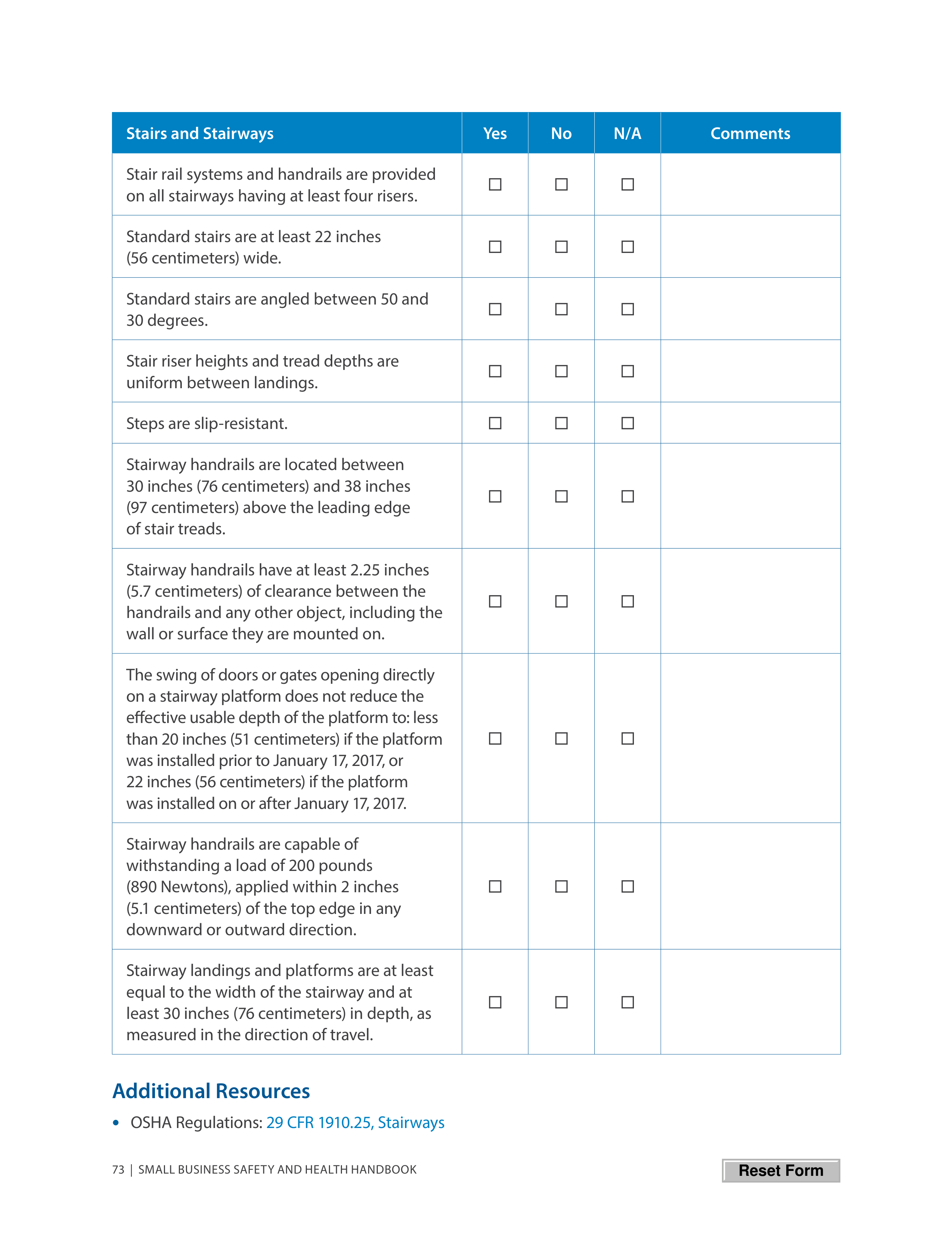 OSHA Small Business Safety and Health Handbook — page 77