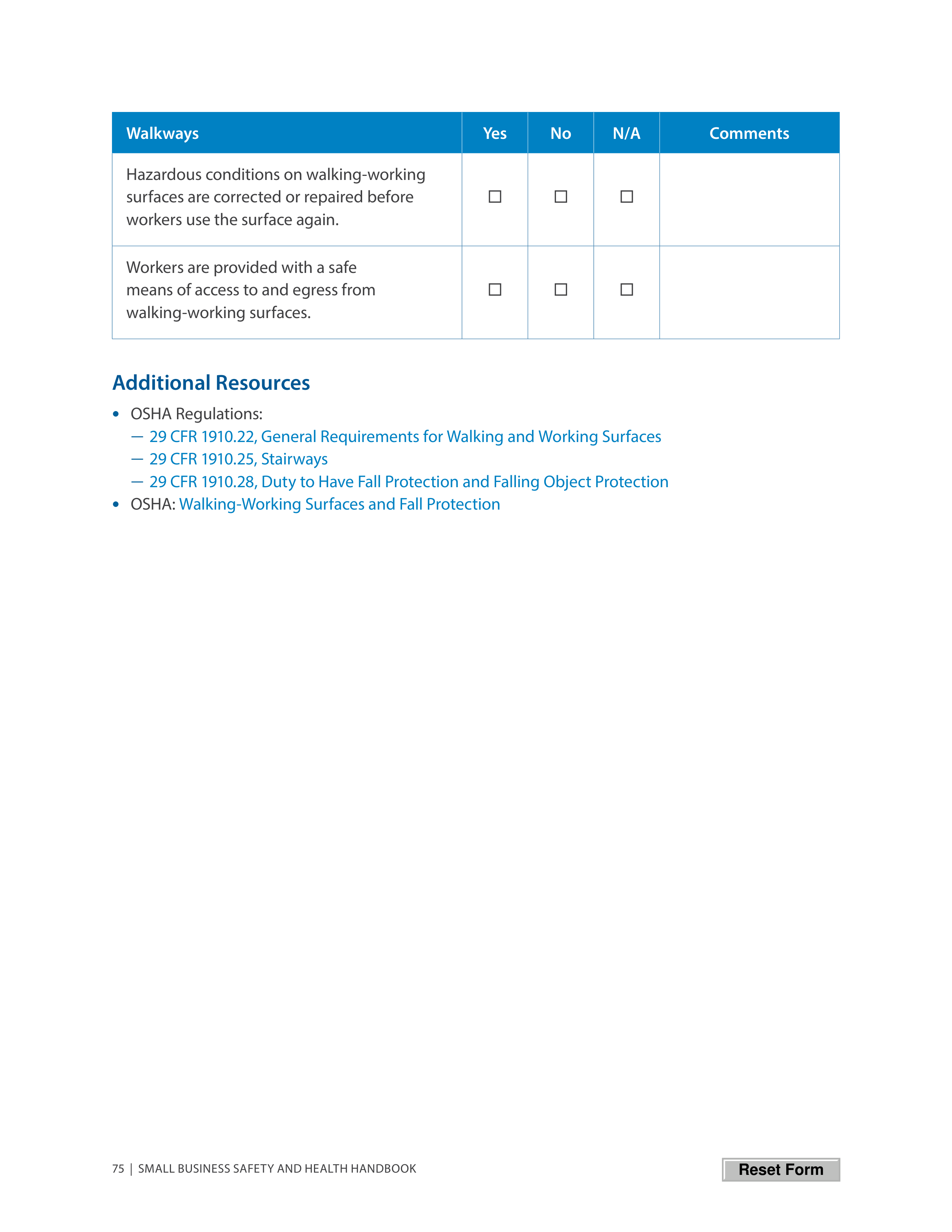 OSHA Small Business Safety and Health Handbook — page 79