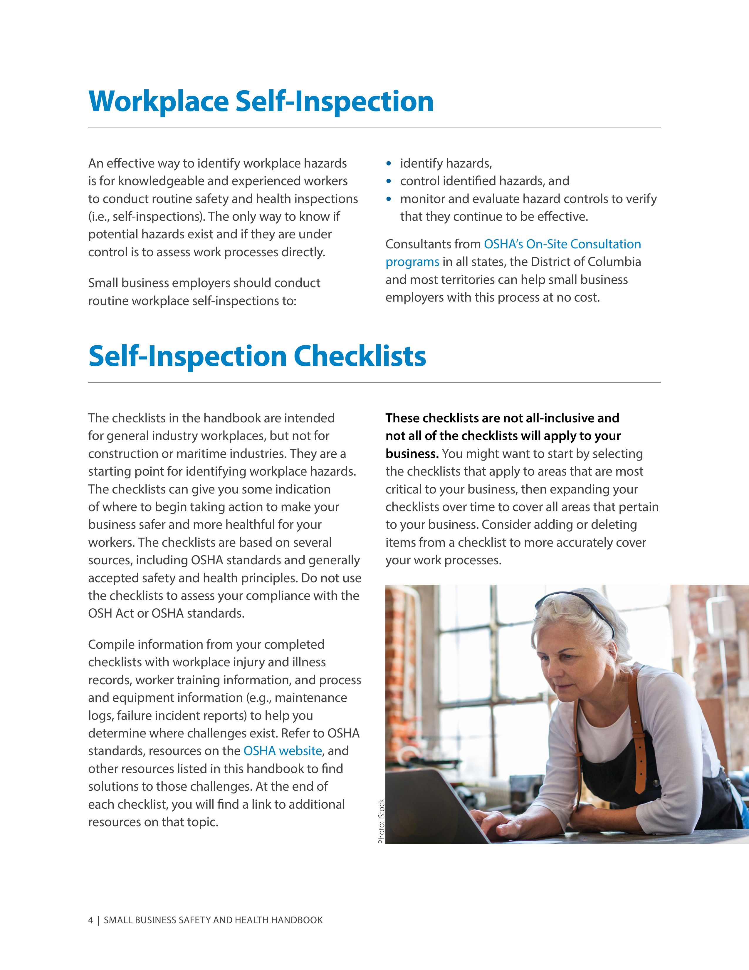 OSHA Small Business Safety and Health Handbook — page 8