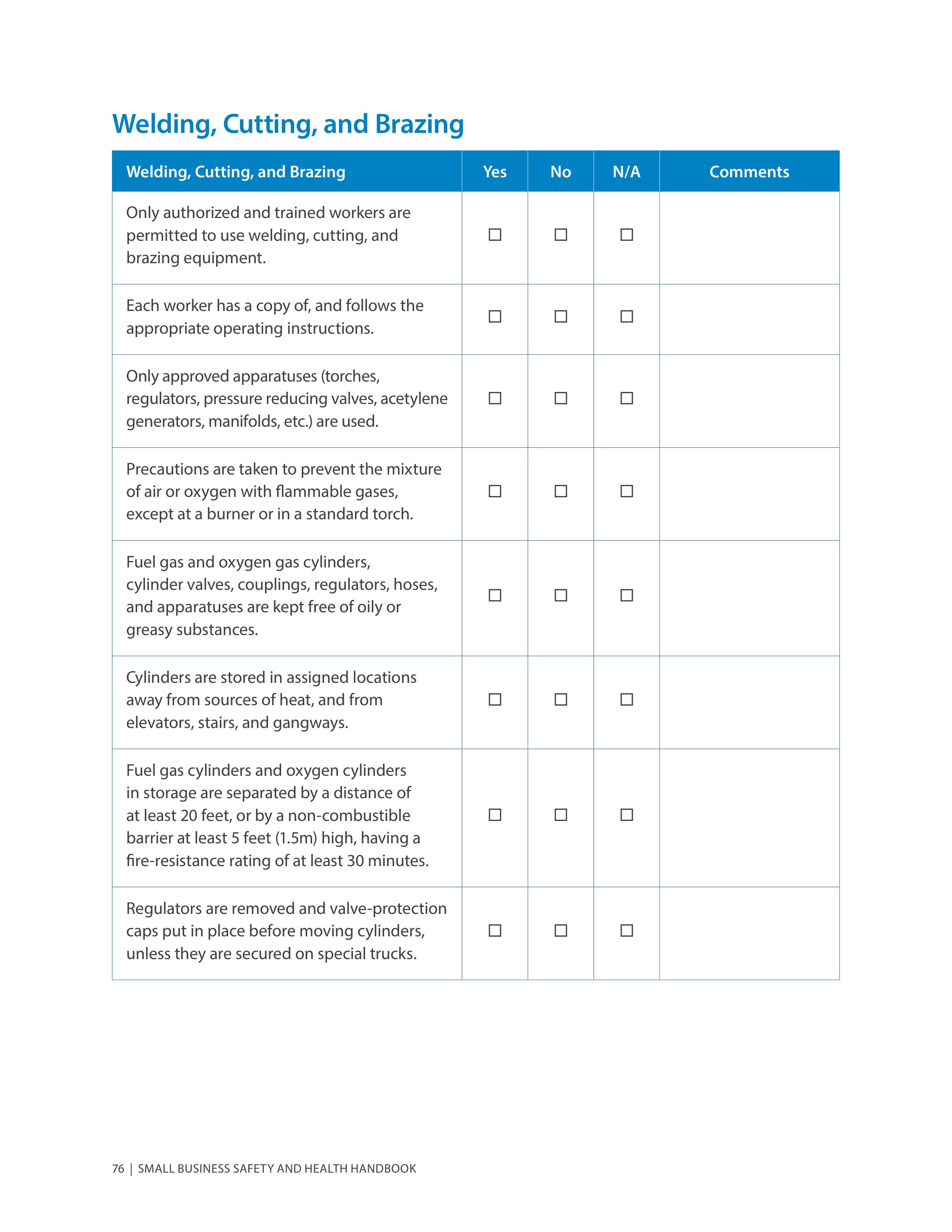 OSHA Small Business Safety and Health Handbook — page 80