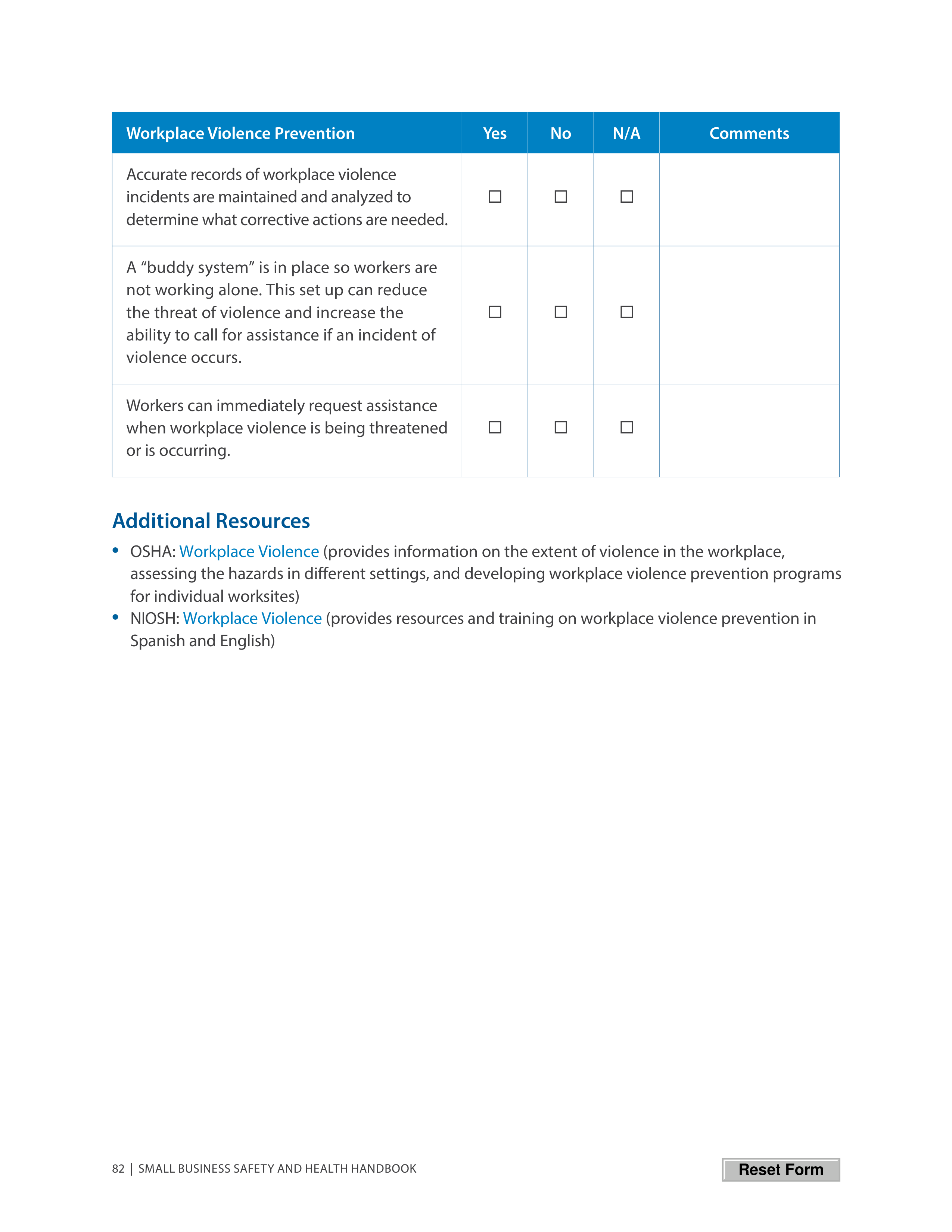 OSHA Small Business Safety and Health Handbook — page 86