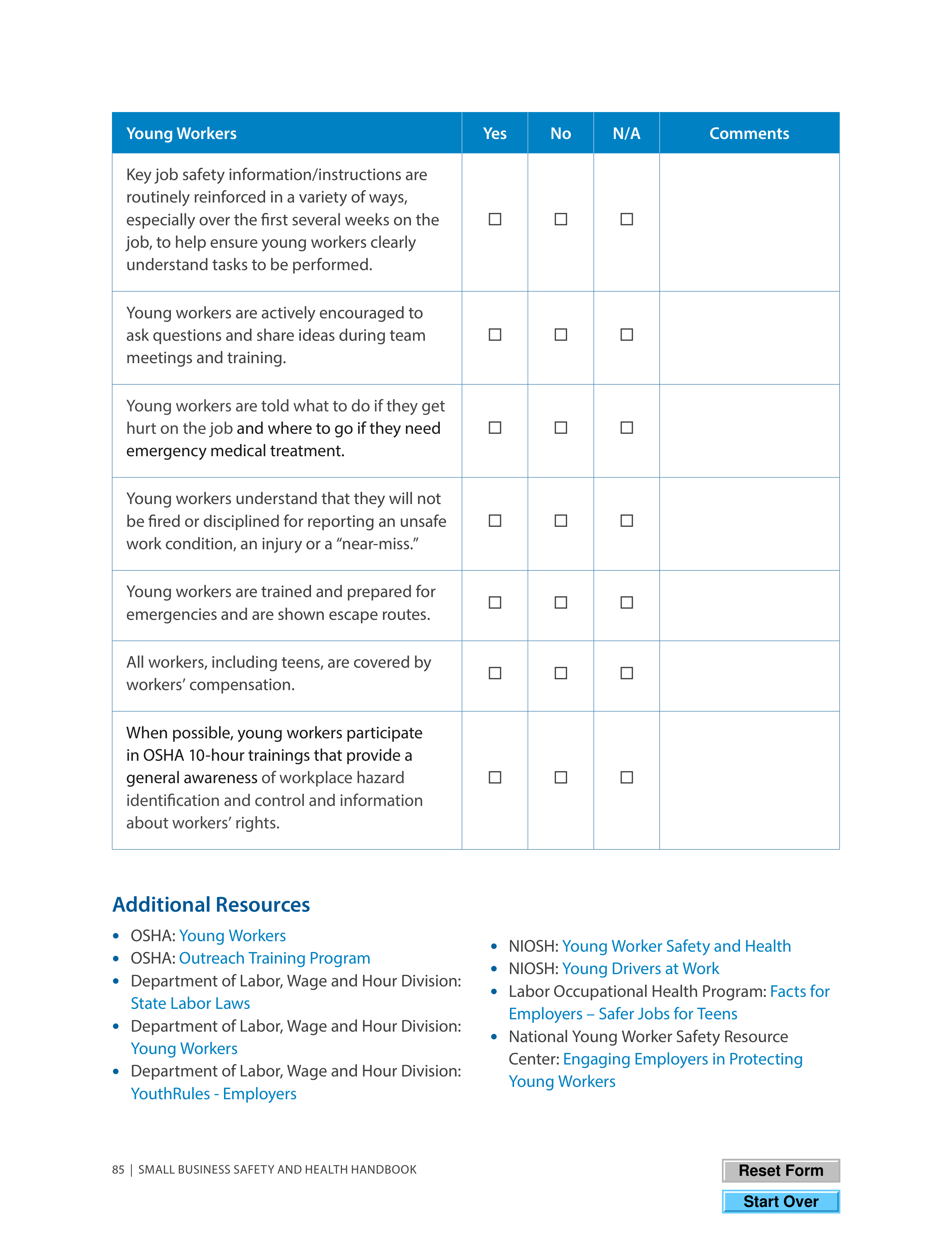 OSHA Small Business Safety and Health Handbook — page 89