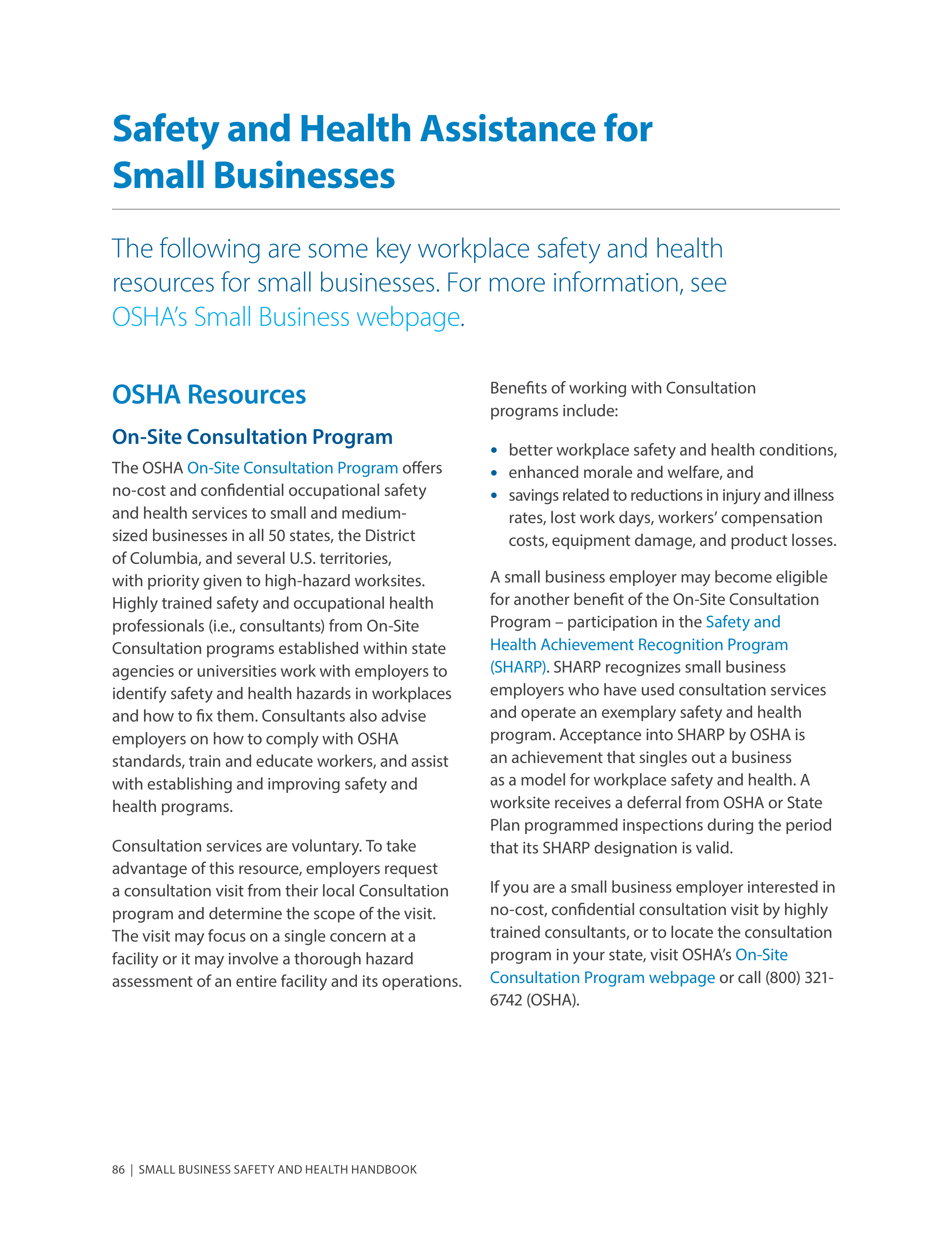 OSHA Small Business Safety and Health Handbook — page 90