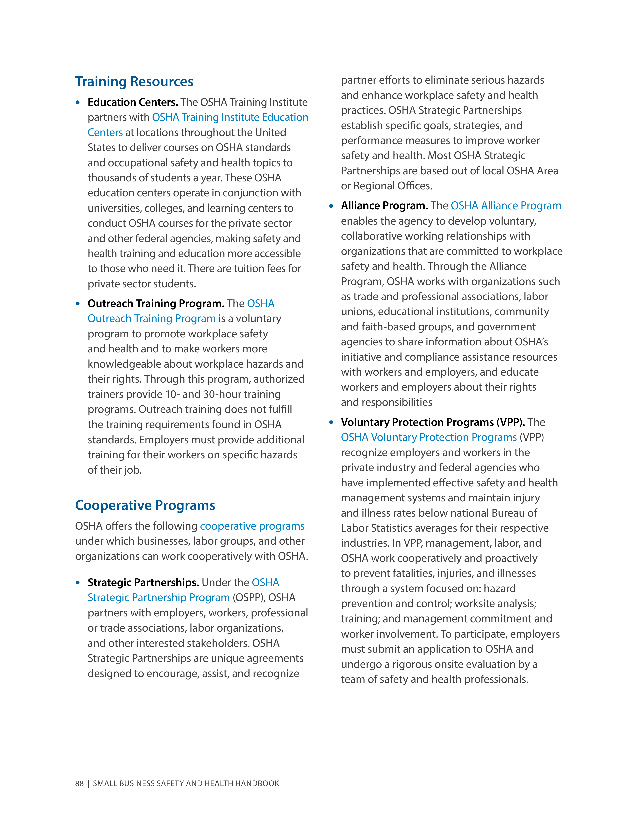 OSHA Small Business Safety and Health Handbook — page 92