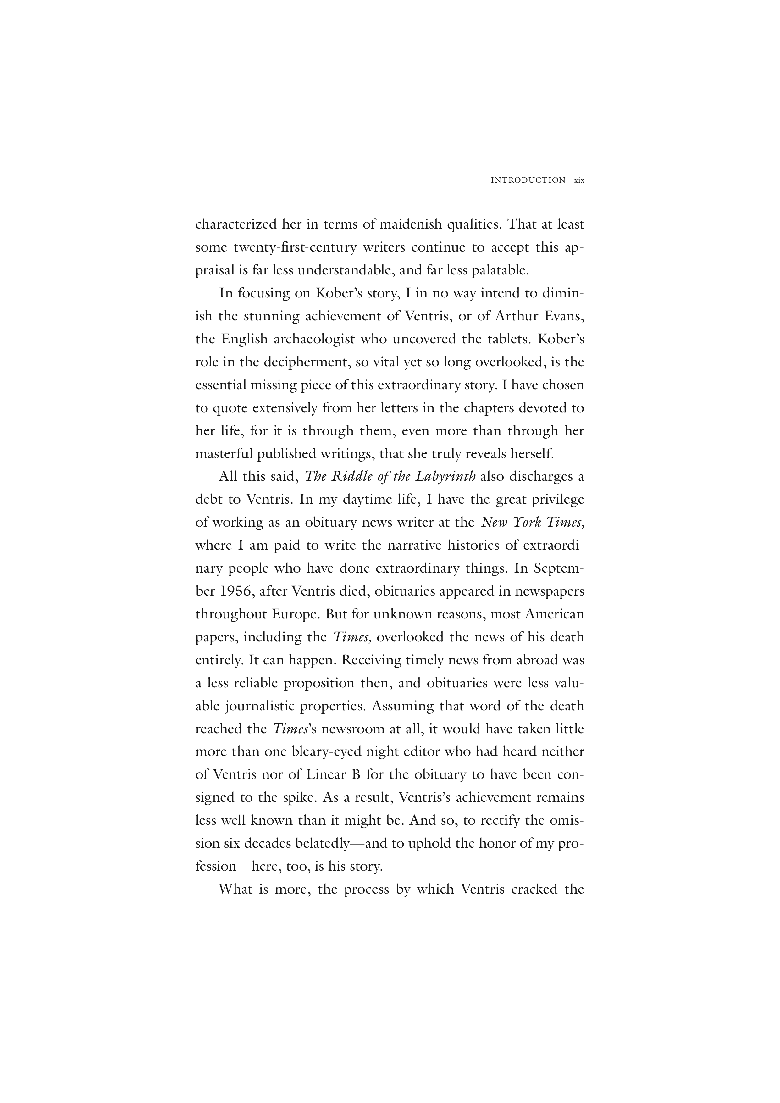 Obituary Writer Margalit Fox The Riddle of the Labyrinth Biography — page 10