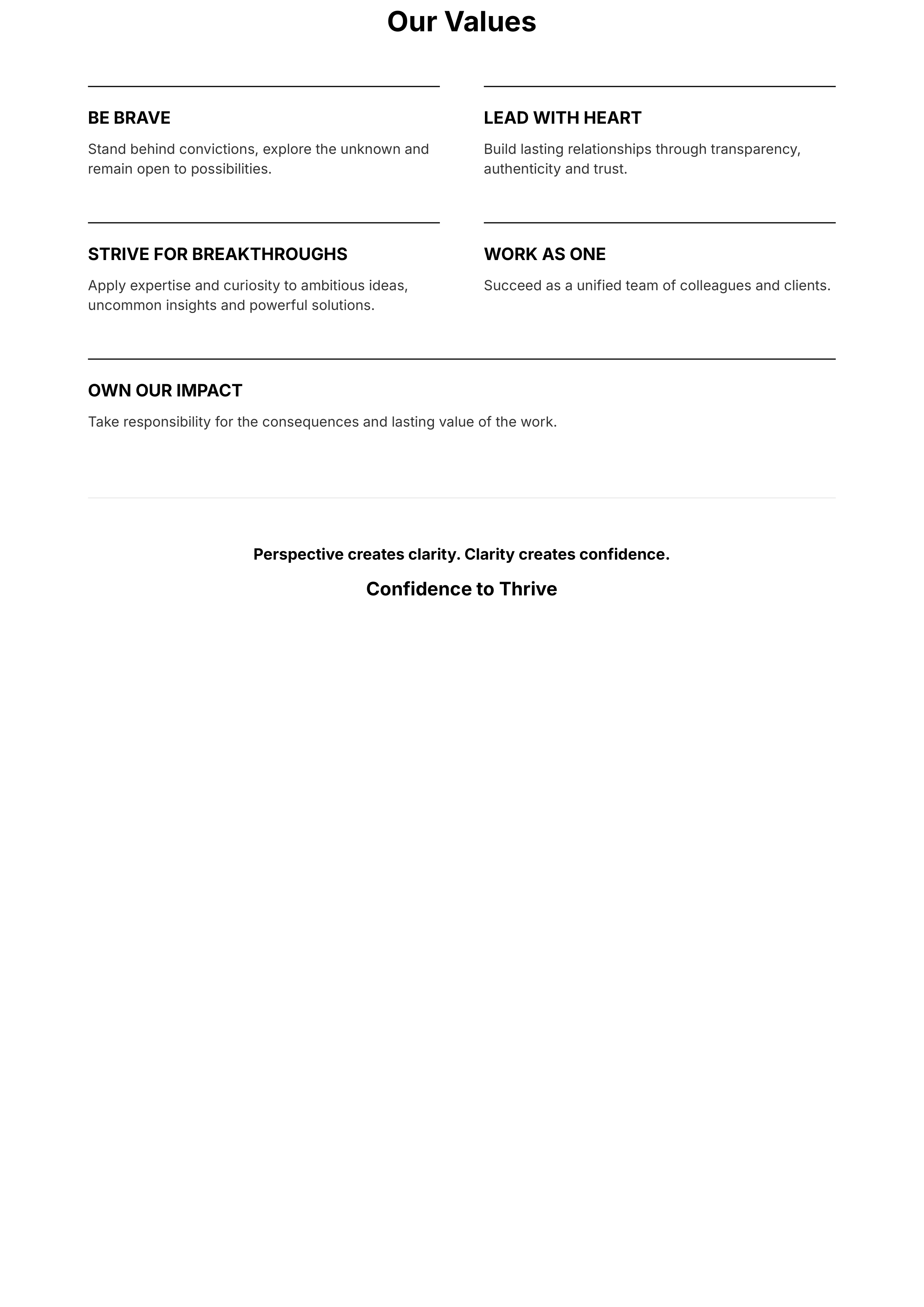 Oliver Wyman Vision Statement — page 2