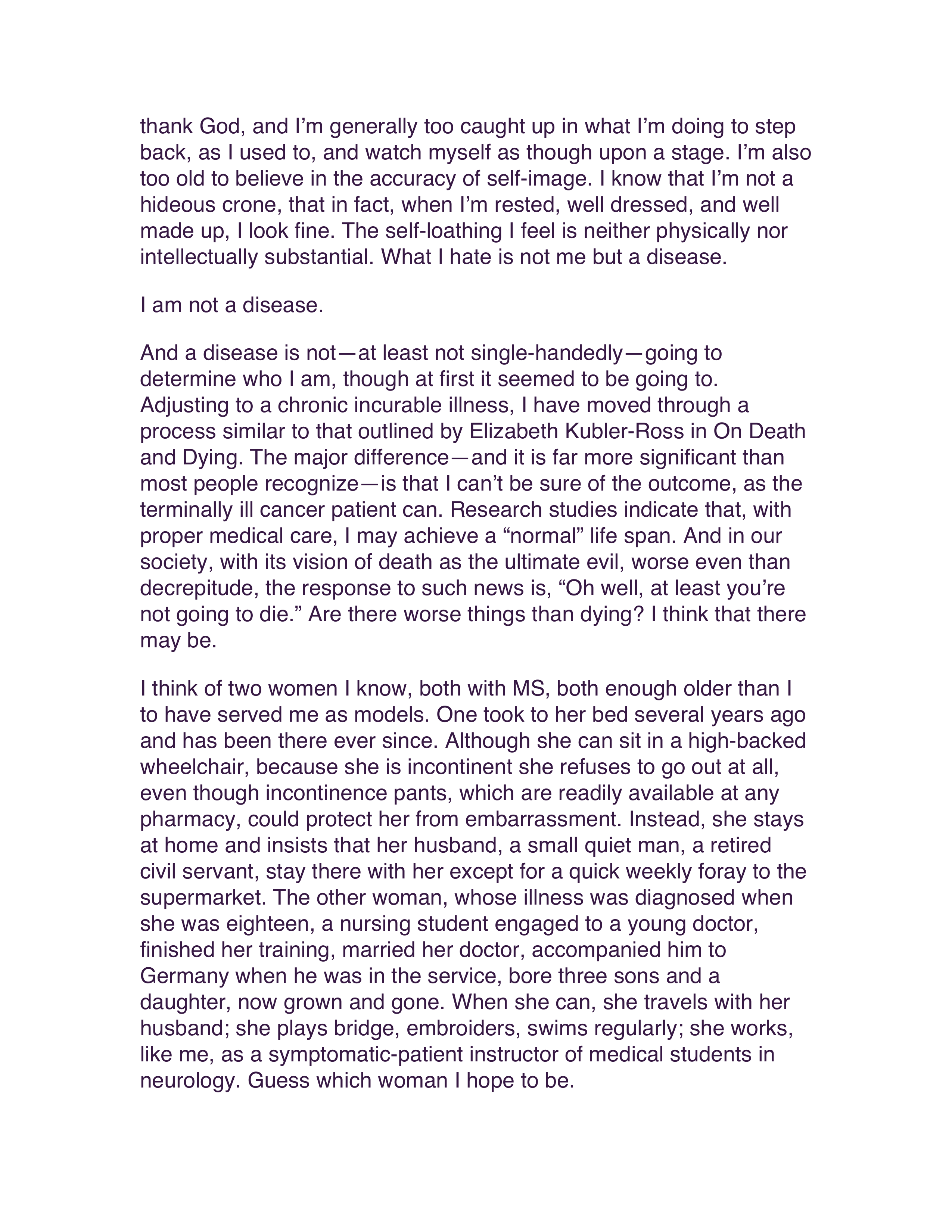 On Being a Cripple Essay — page 10