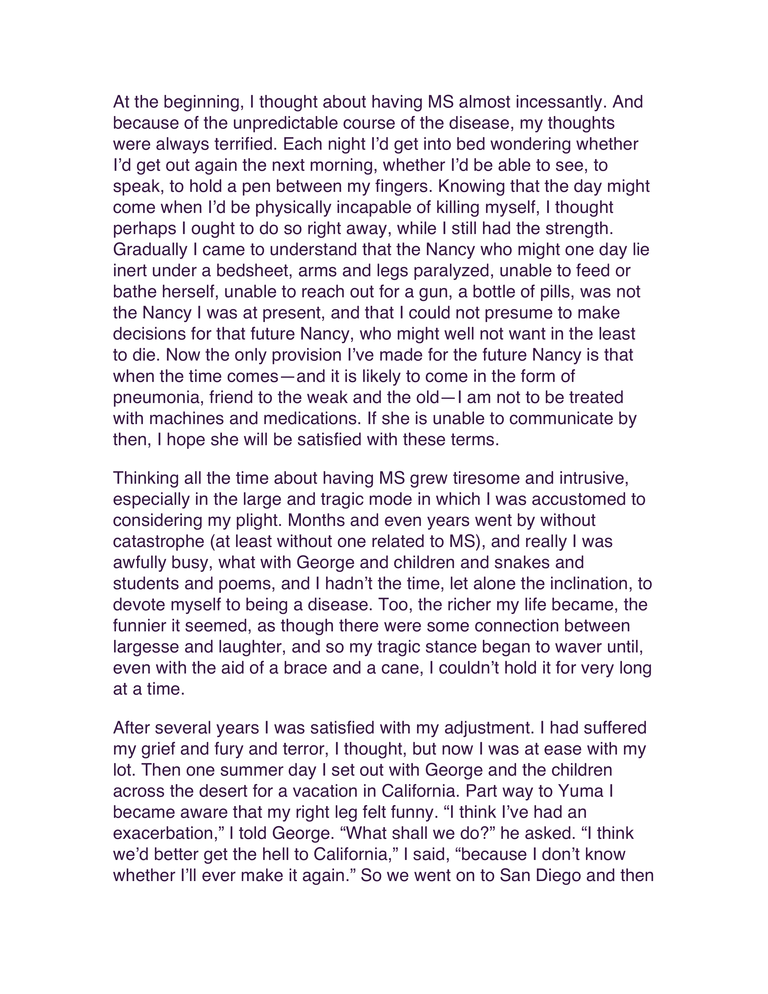 On Being a Cripple Essay — page 11