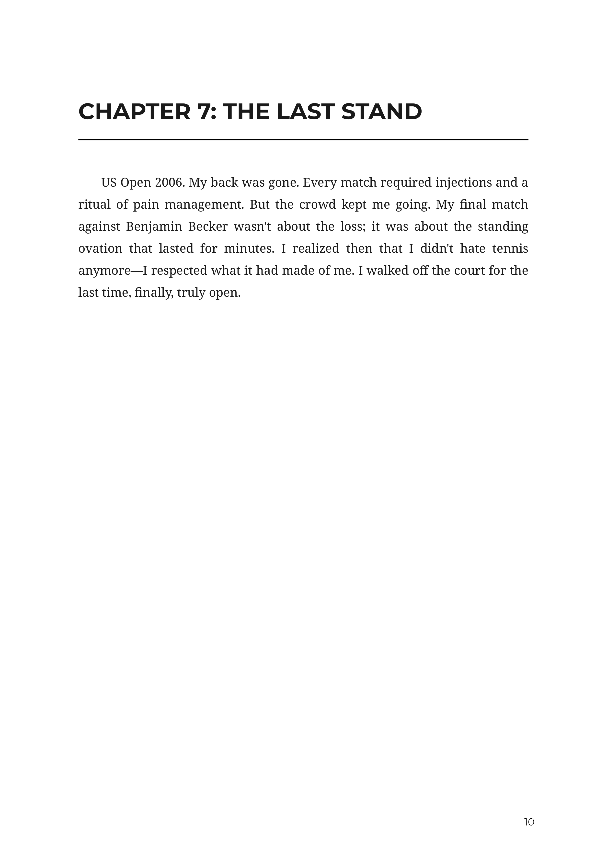 Open An Autobiography by Andre Agassi Tennis Champion Autobiography — page 10