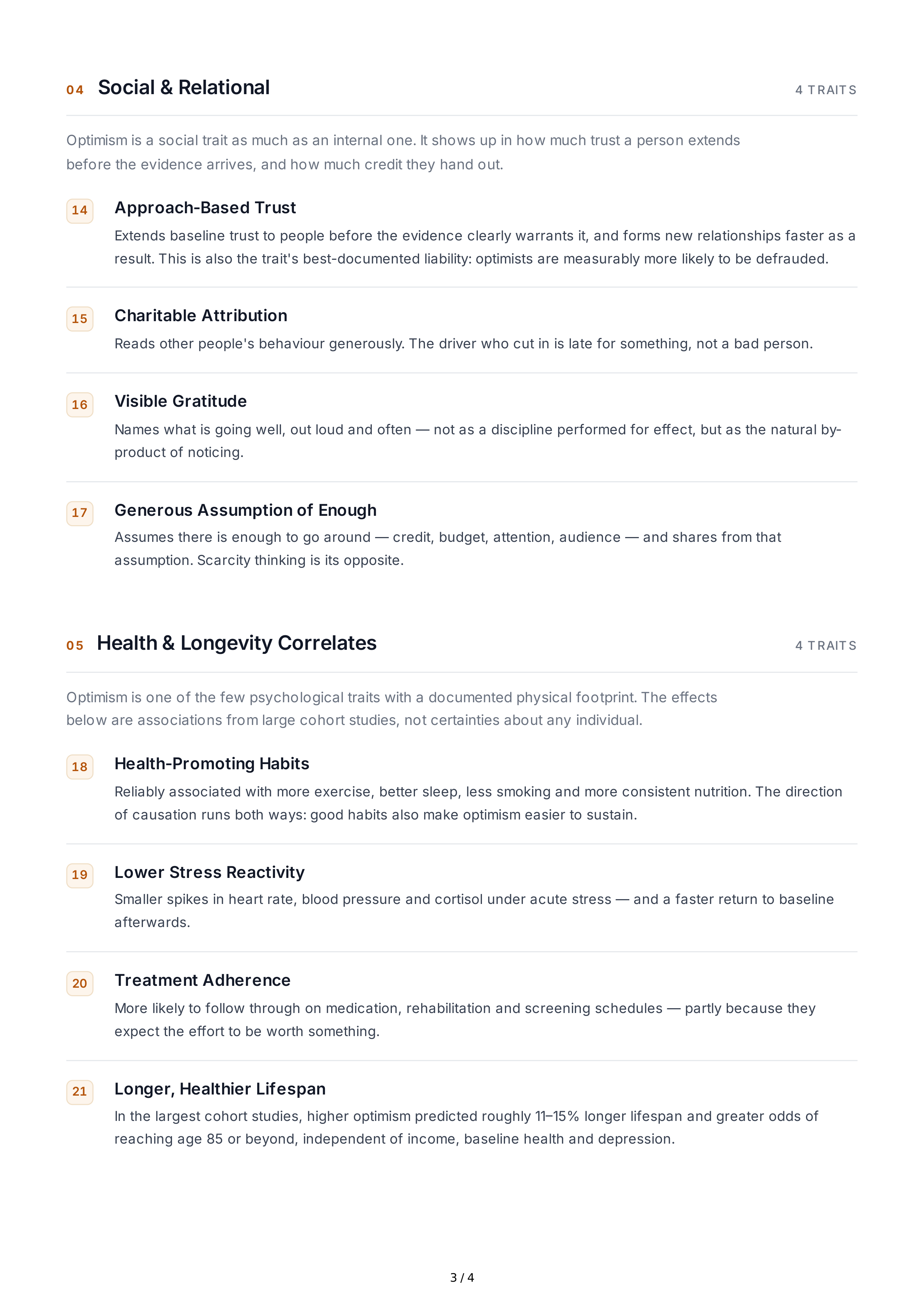 Optimism Personality Traits — page 3