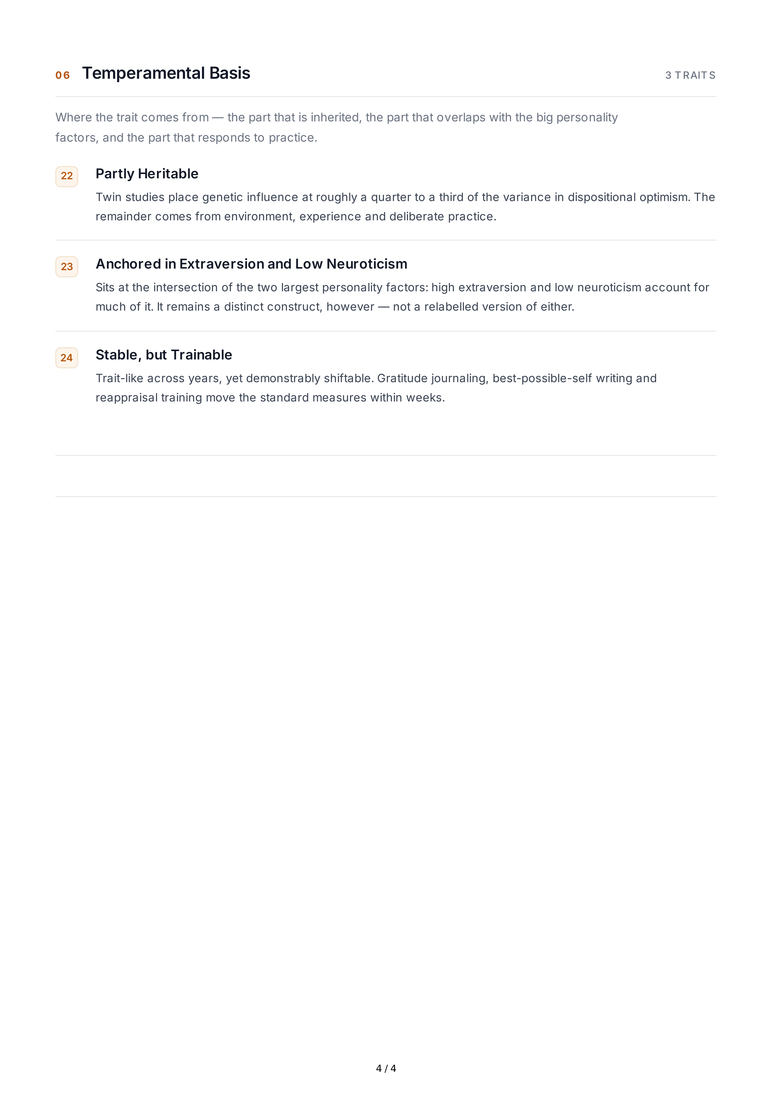 Optimism Personality Traits — page 4