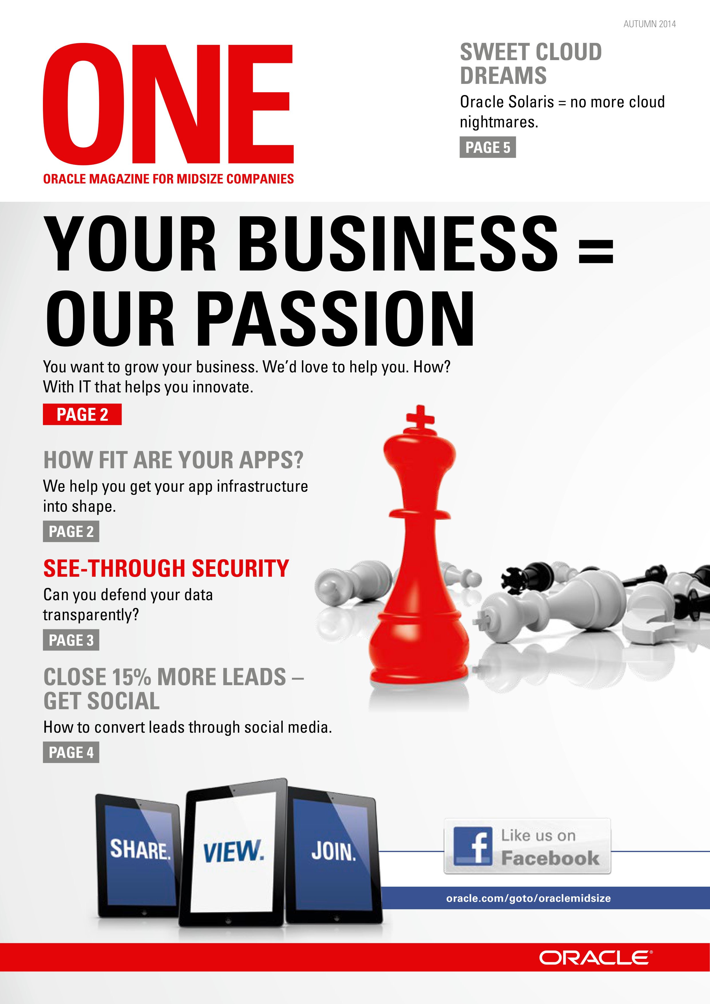 Oracle Enterprise Technology Magazine — page 1