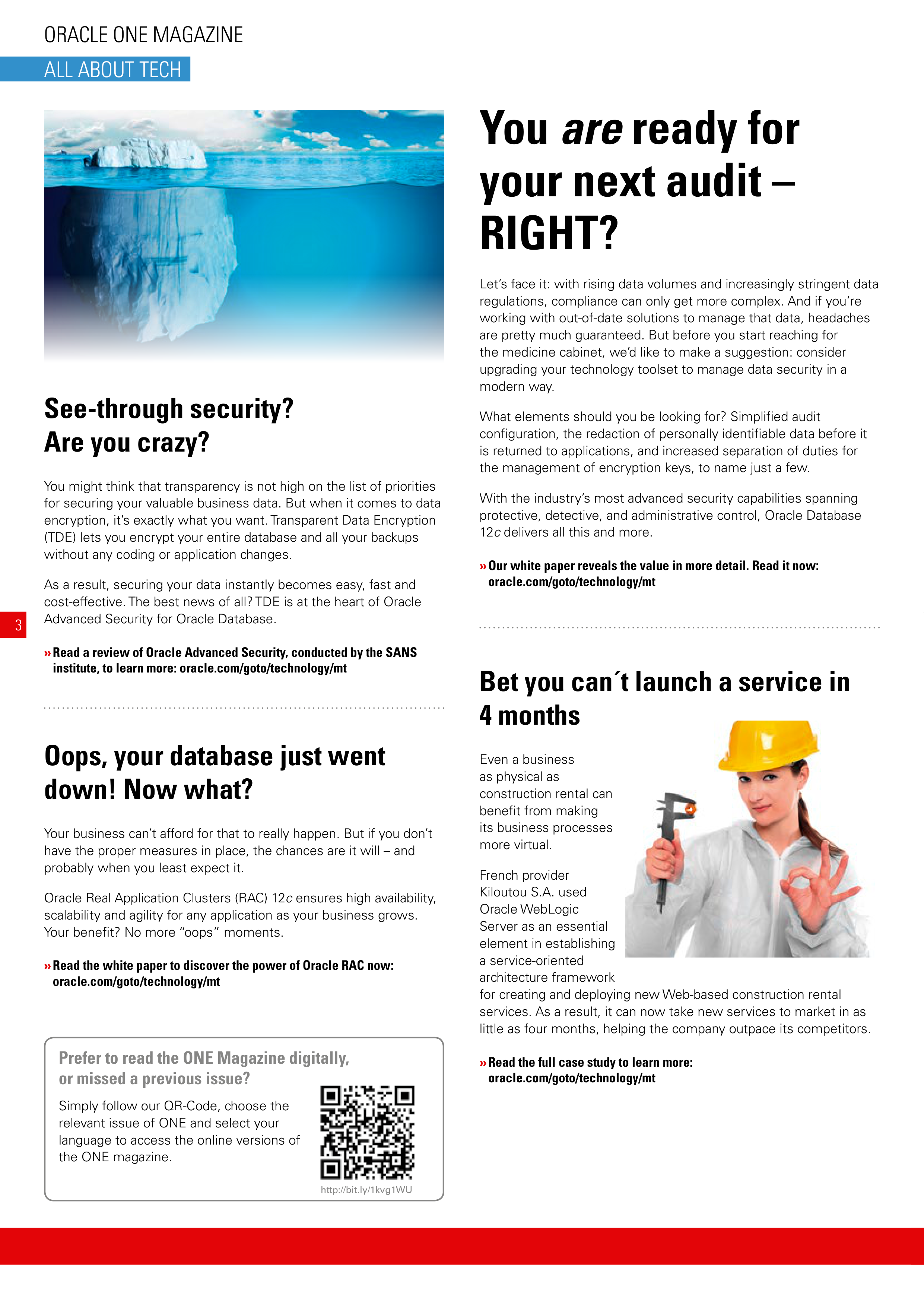 Oracle Enterprise Technology Magazine — page 3