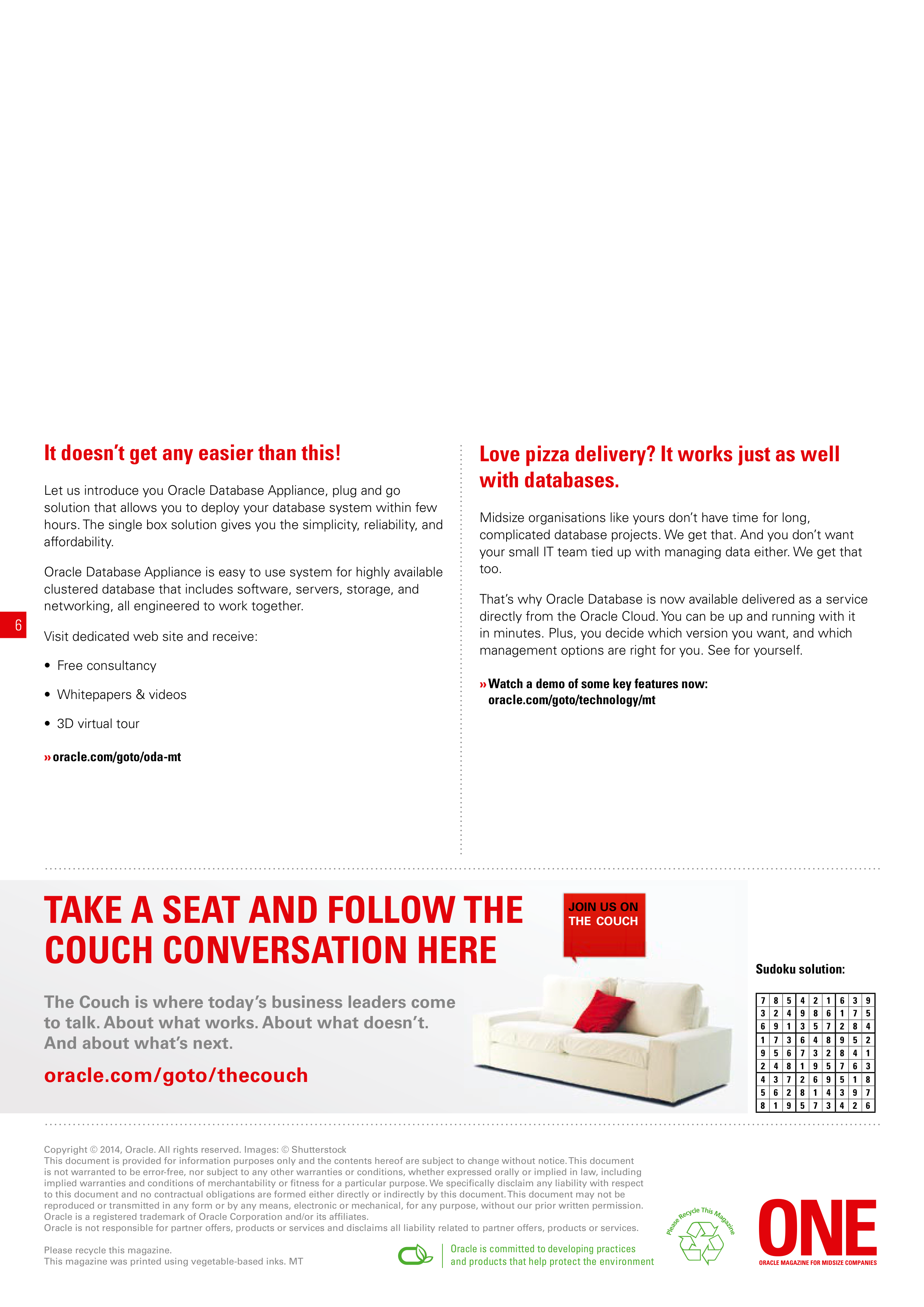Oracle Enterprise Technology Magazine — page 6
