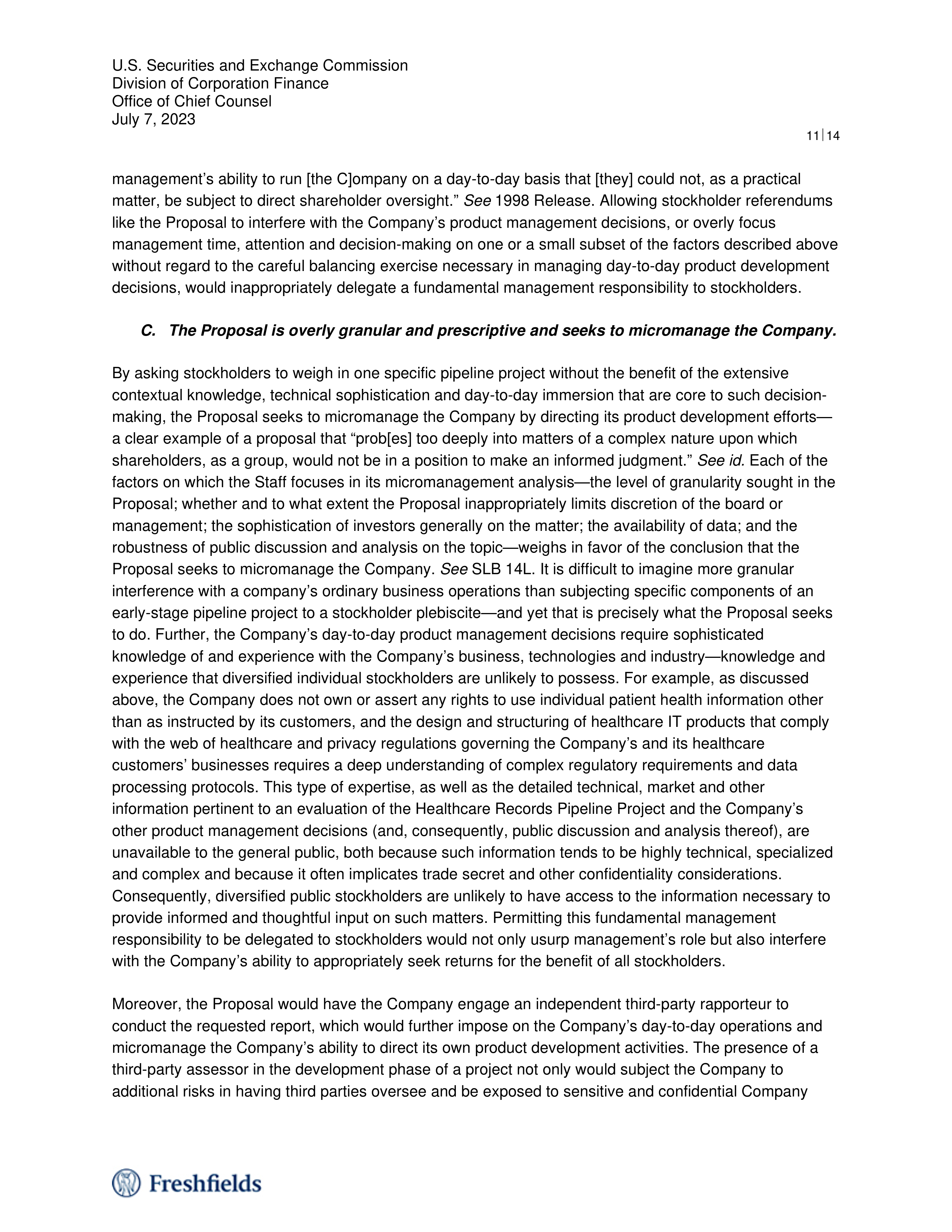 Oracle Proposal  — page 11