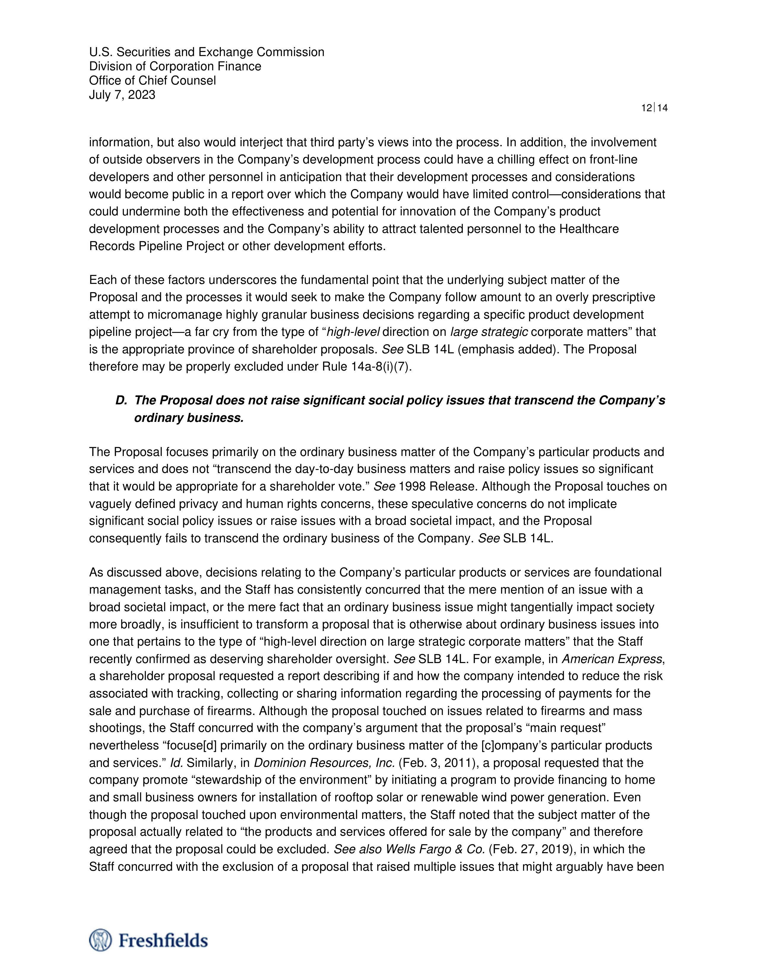 Oracle Proposal  — page 12