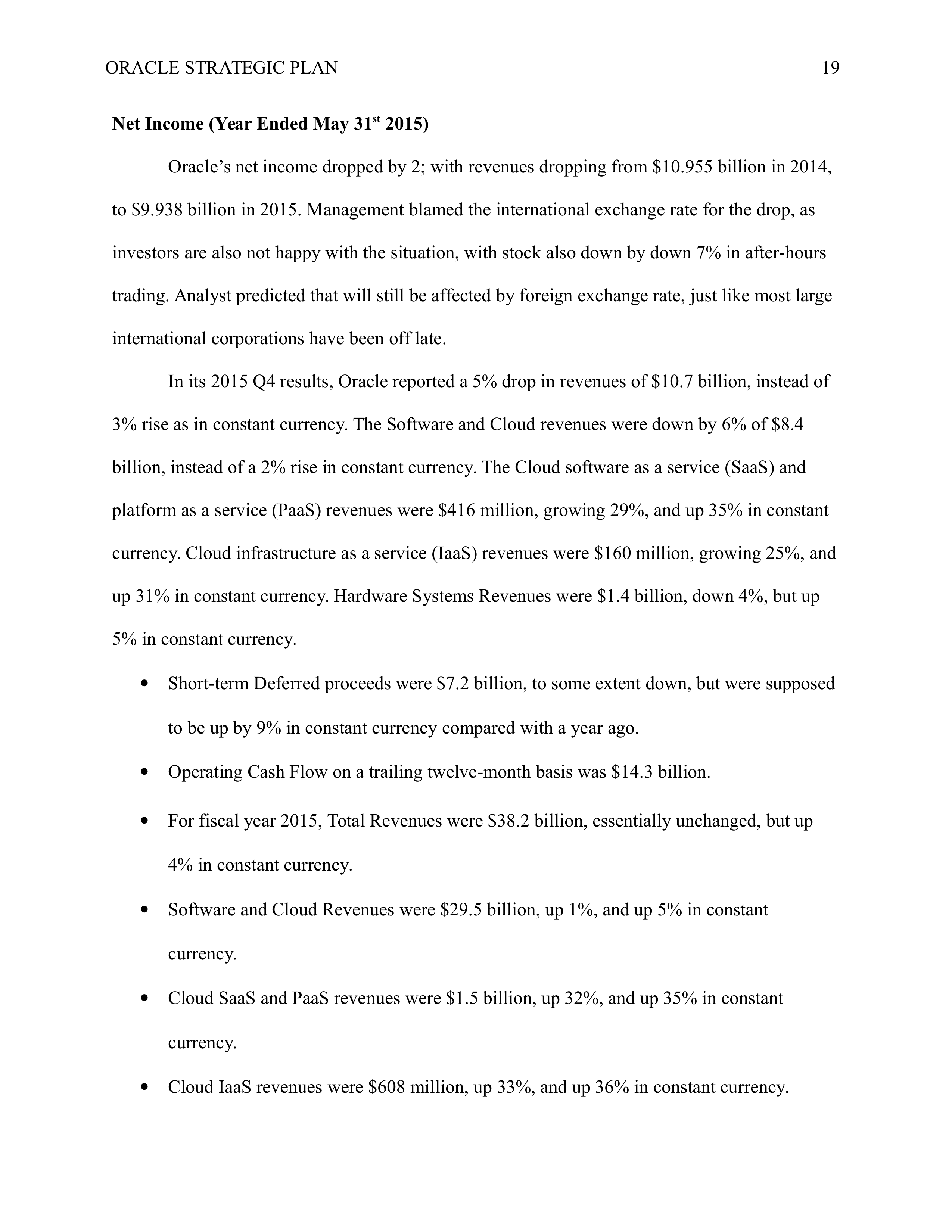 Oracle Business Plan  — page 19