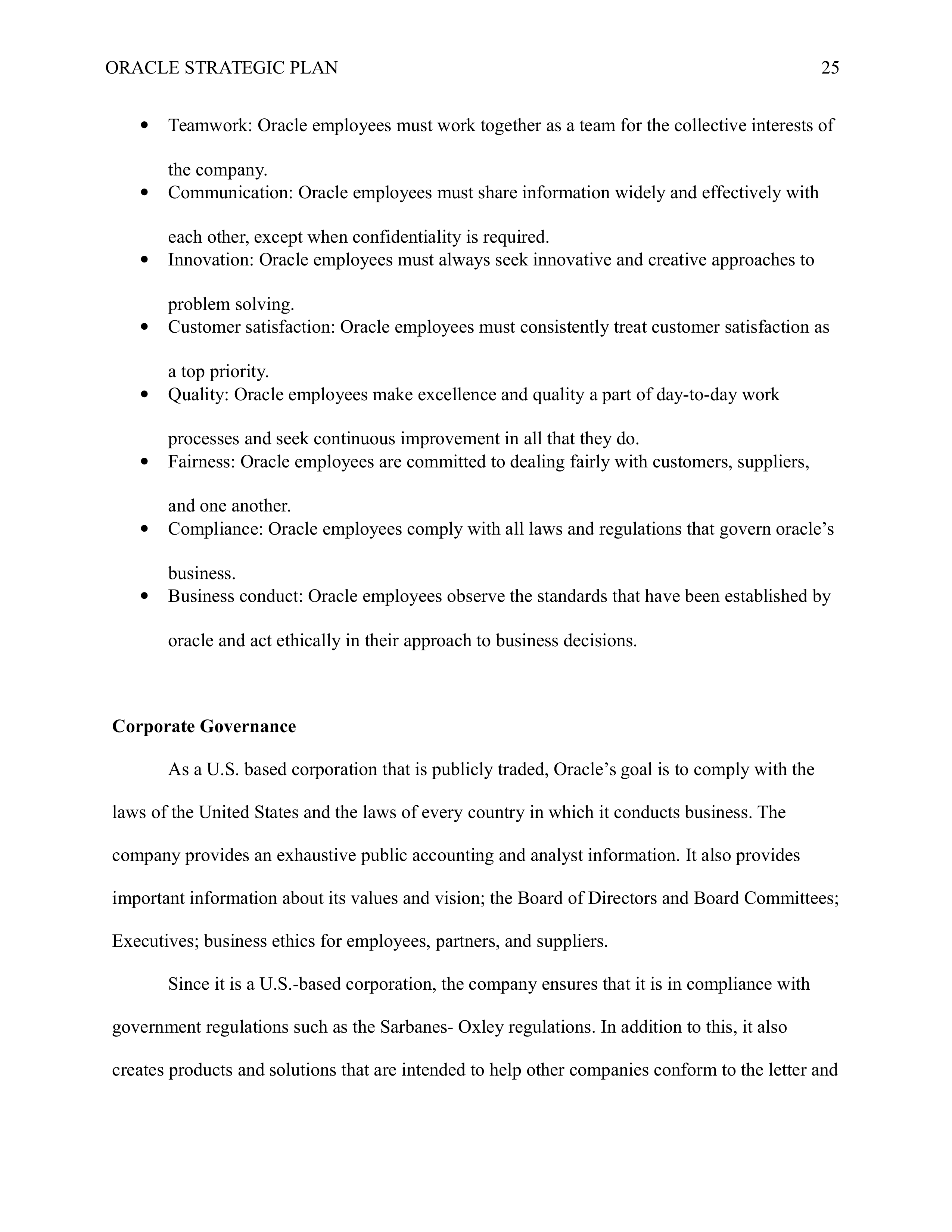 Oracle Business Plan  — page 25