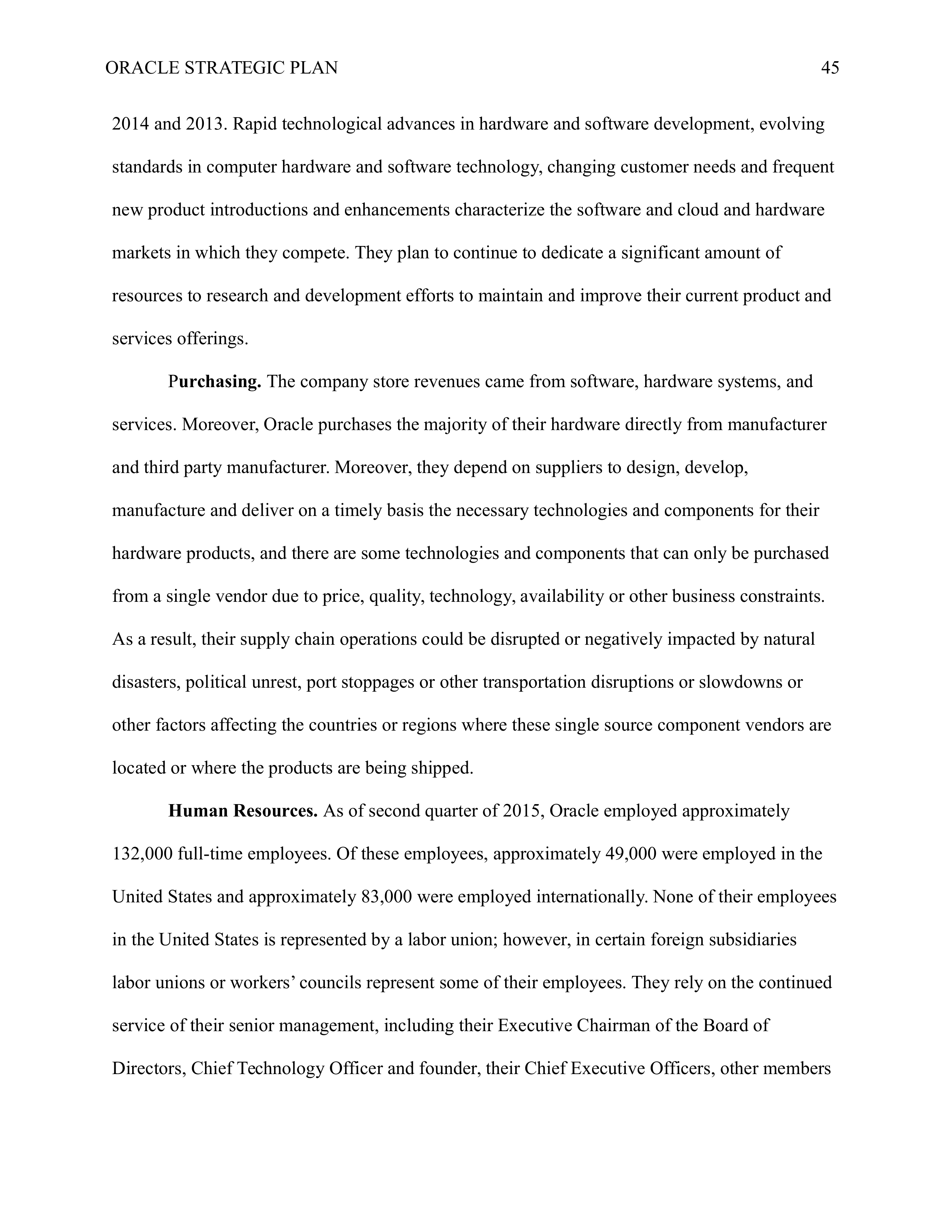 Oracle Business Plan  — page 45