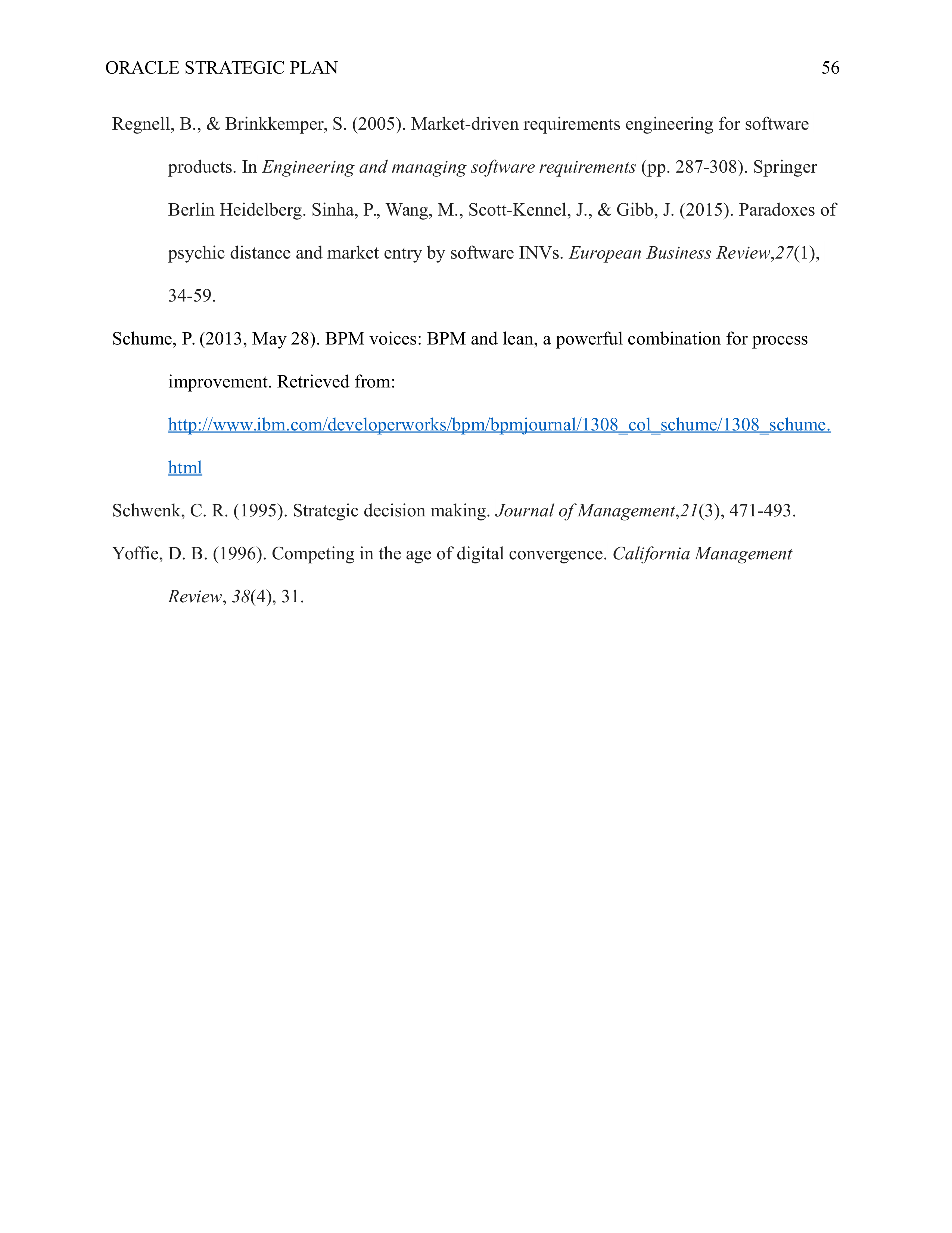 Oracle Business Plan  — page 56