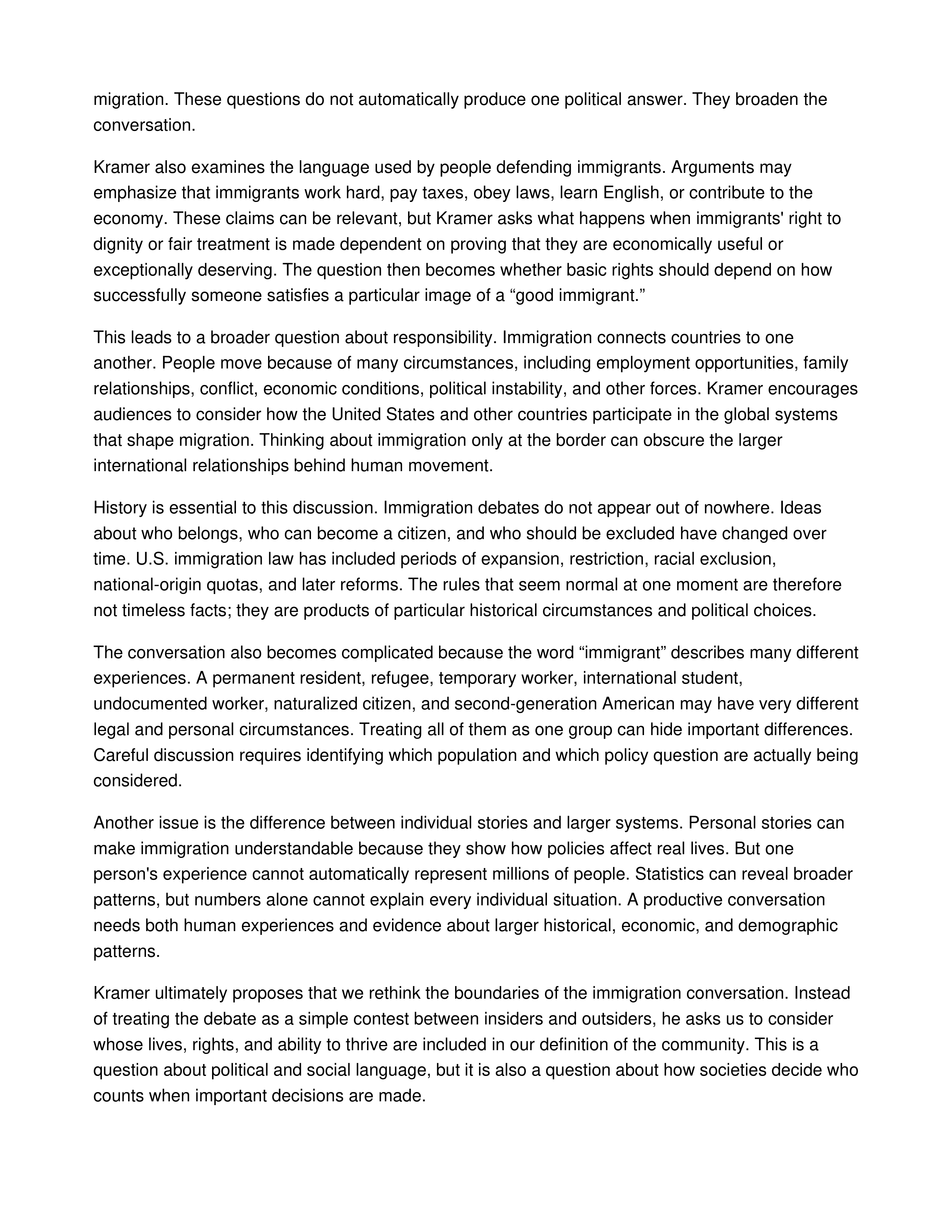 Our Immigration Conversation Is Broken Informative Speech — page 2