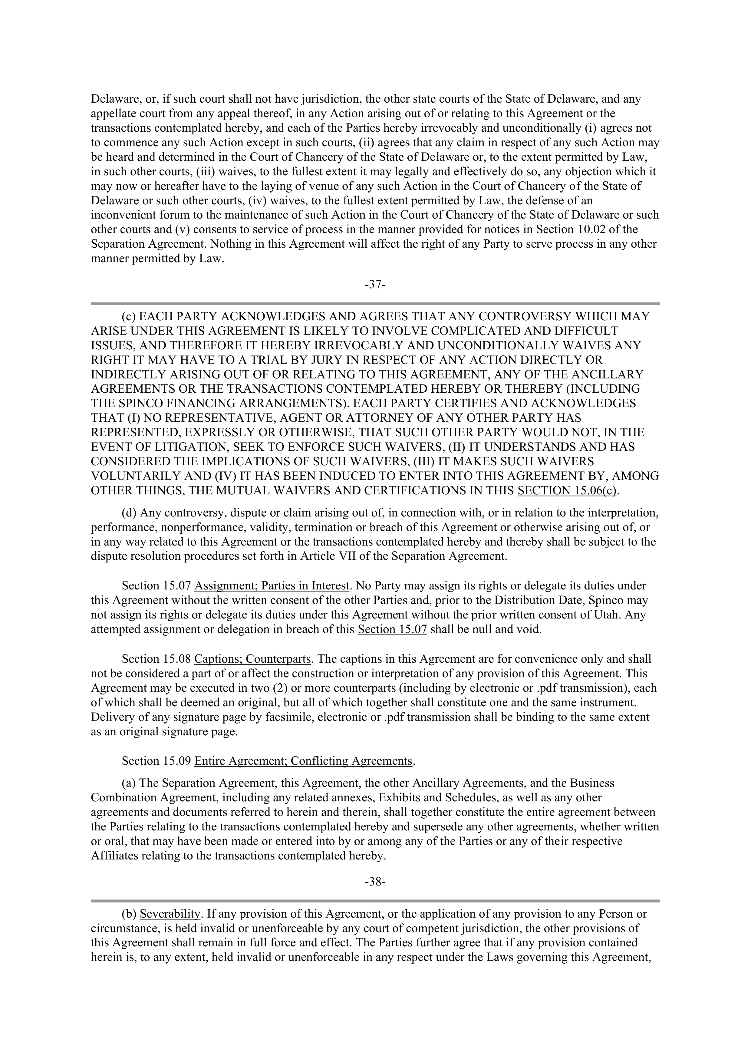Pfizer Employee Matters Agreement — page 28