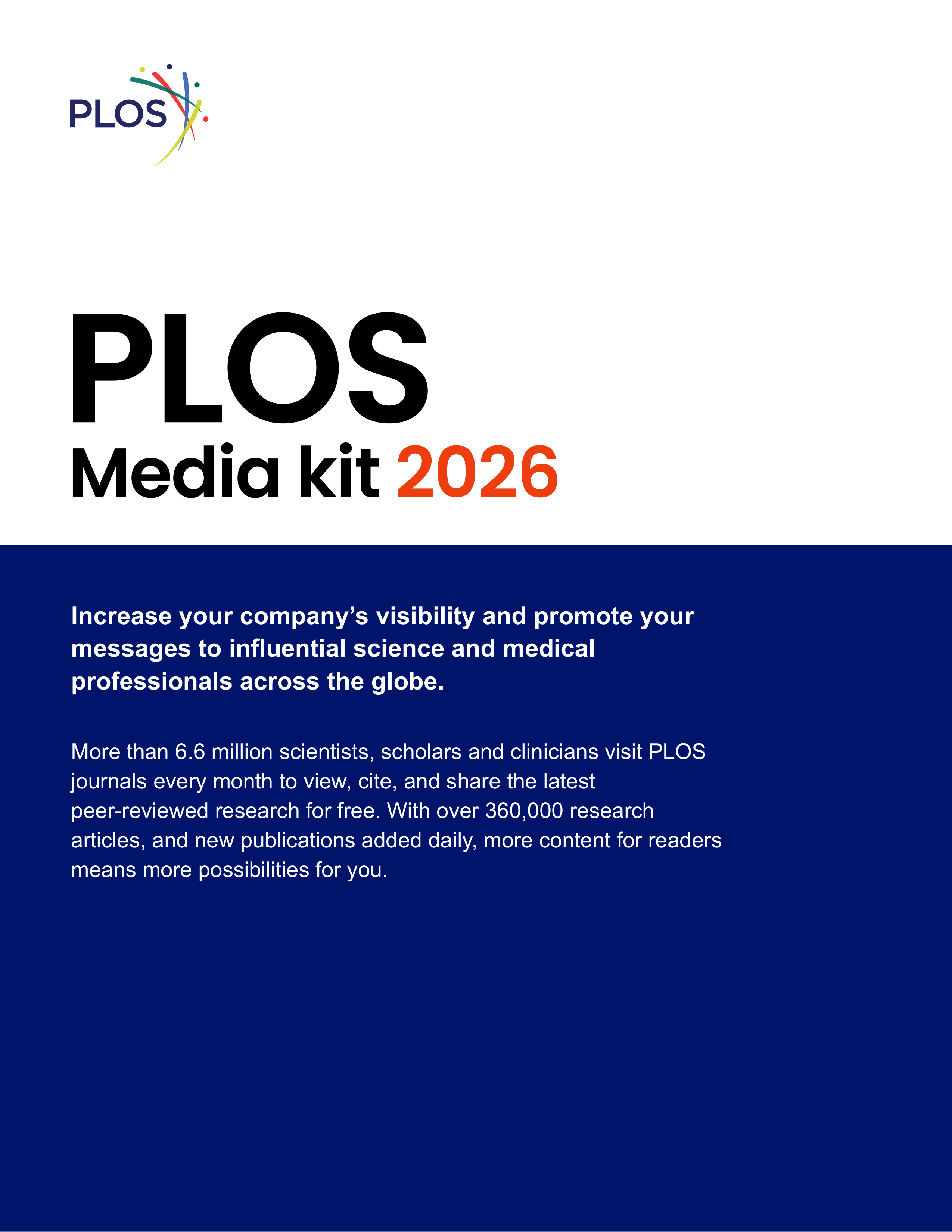 PLOS Media Kit — page 1